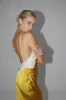 Celine Dress in Gold sold by RESA
