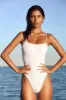 Dominick One Piece Swimsuit in White sold by RESA