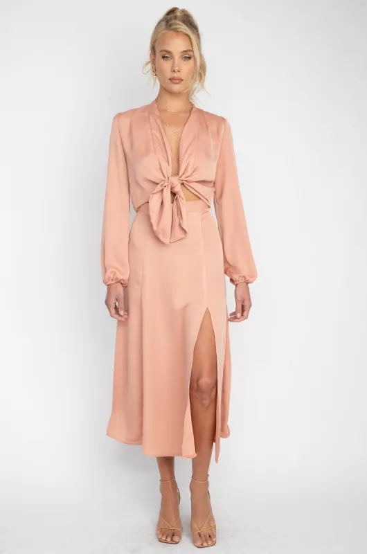 Skatie Skirt in Blush sold by RESA