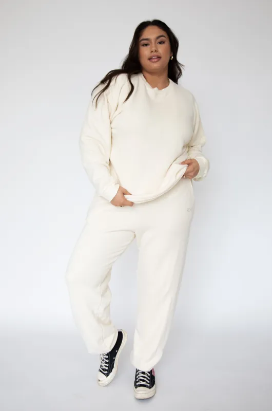 Bodhi Sweatpants in Bone sold by RESA