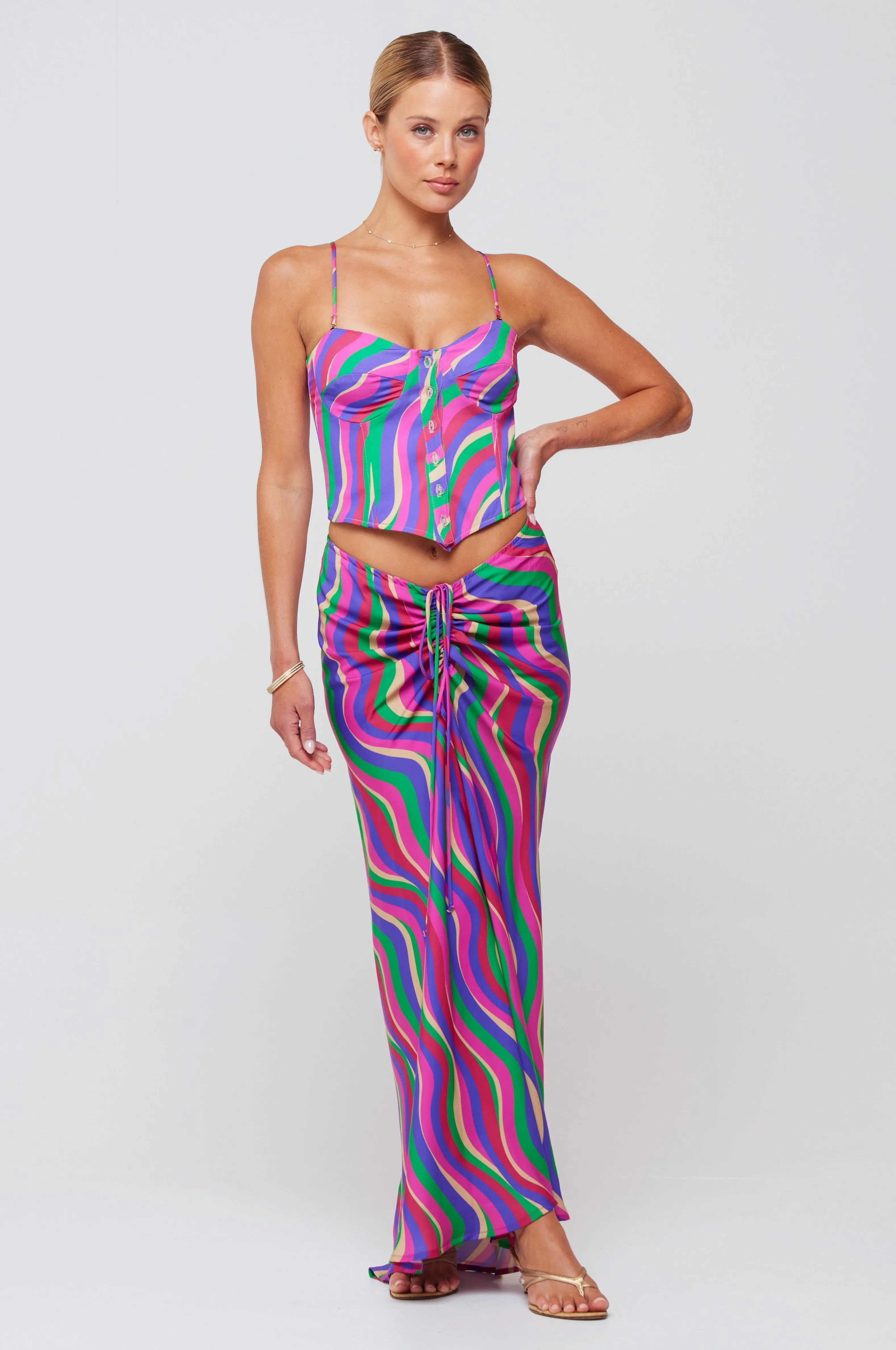 Sienna Corset in Candy sold by RESA product image thumbnail 2