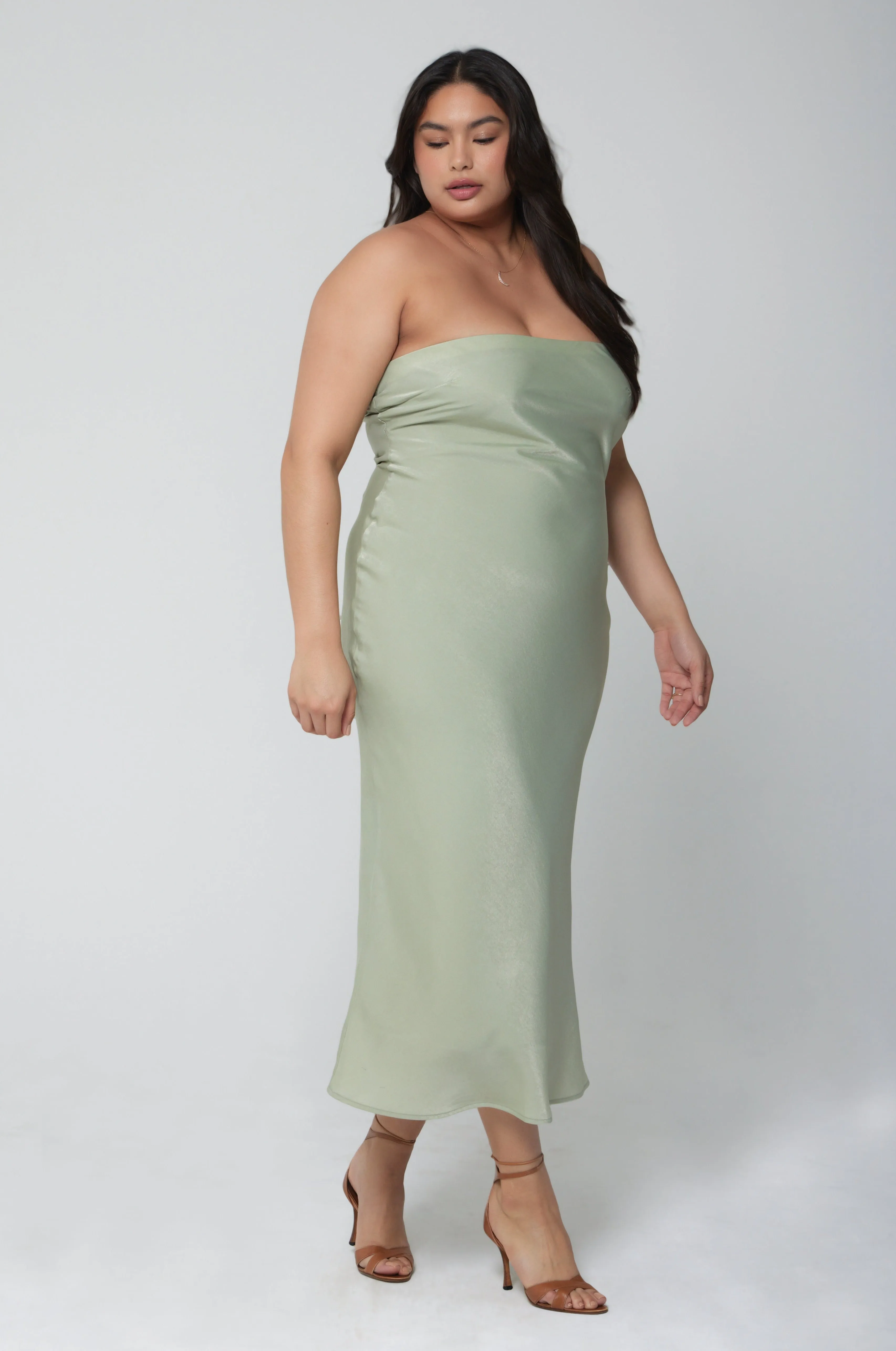 Anna Slip in Sage sold by RESA product image thumbnail 5