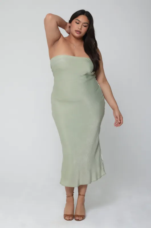 Anna Slip in Sage- Archive sold by RESA