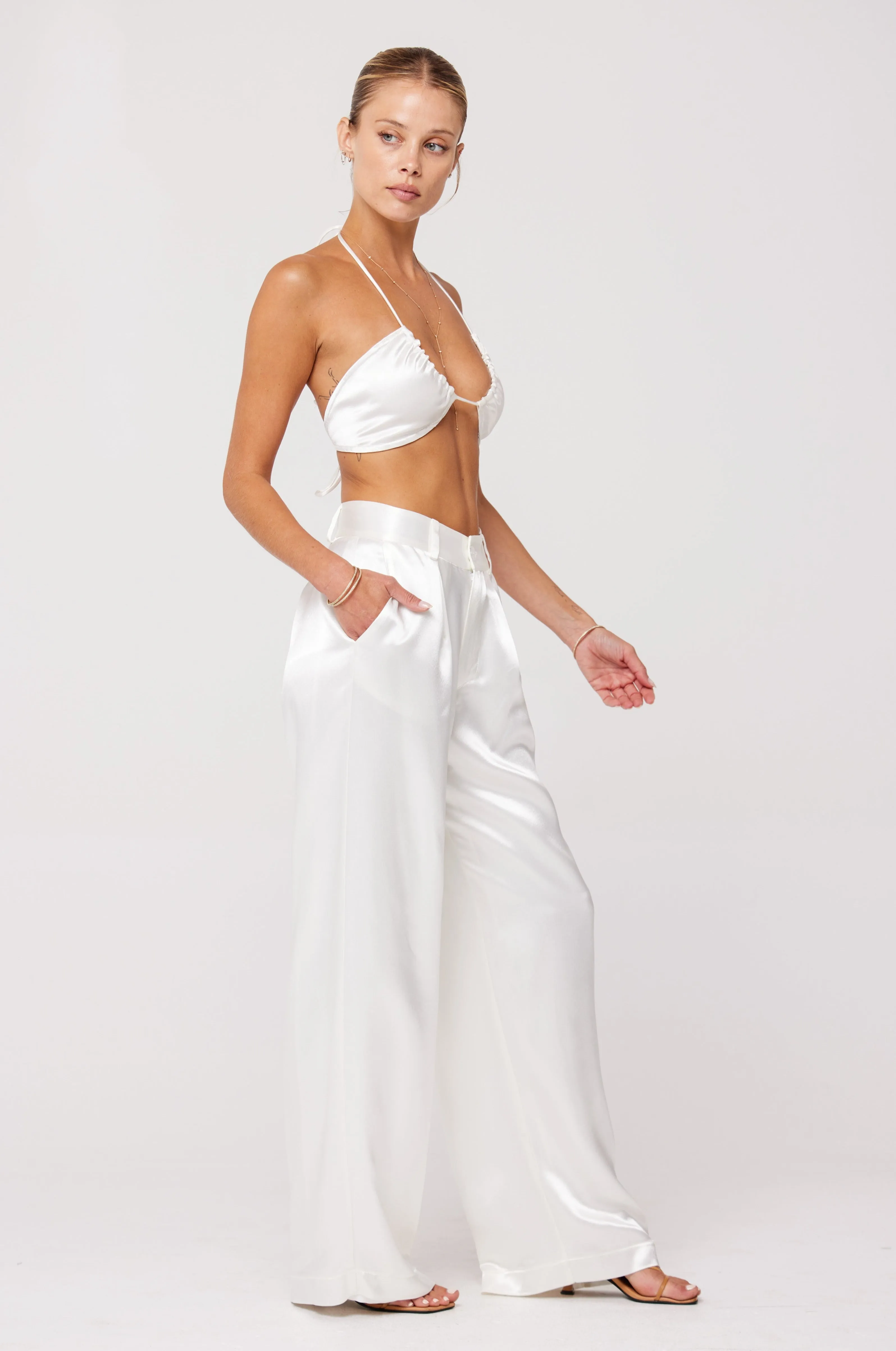 Sasha Trouser in Pearl sold by RESA product image thumbnail 2