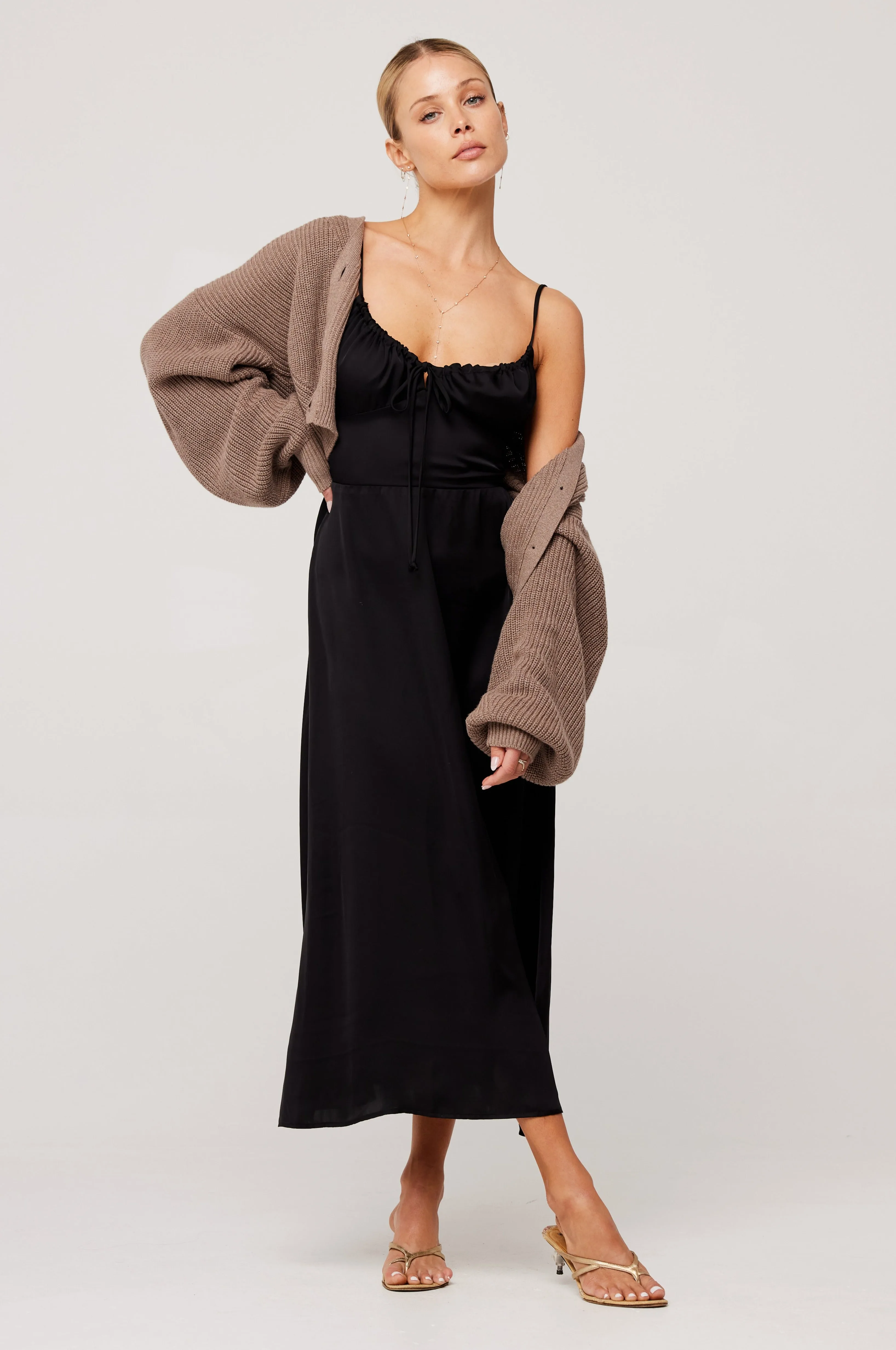 Kaitlyn Midi in Black sold by RESA product image thumbnail 4