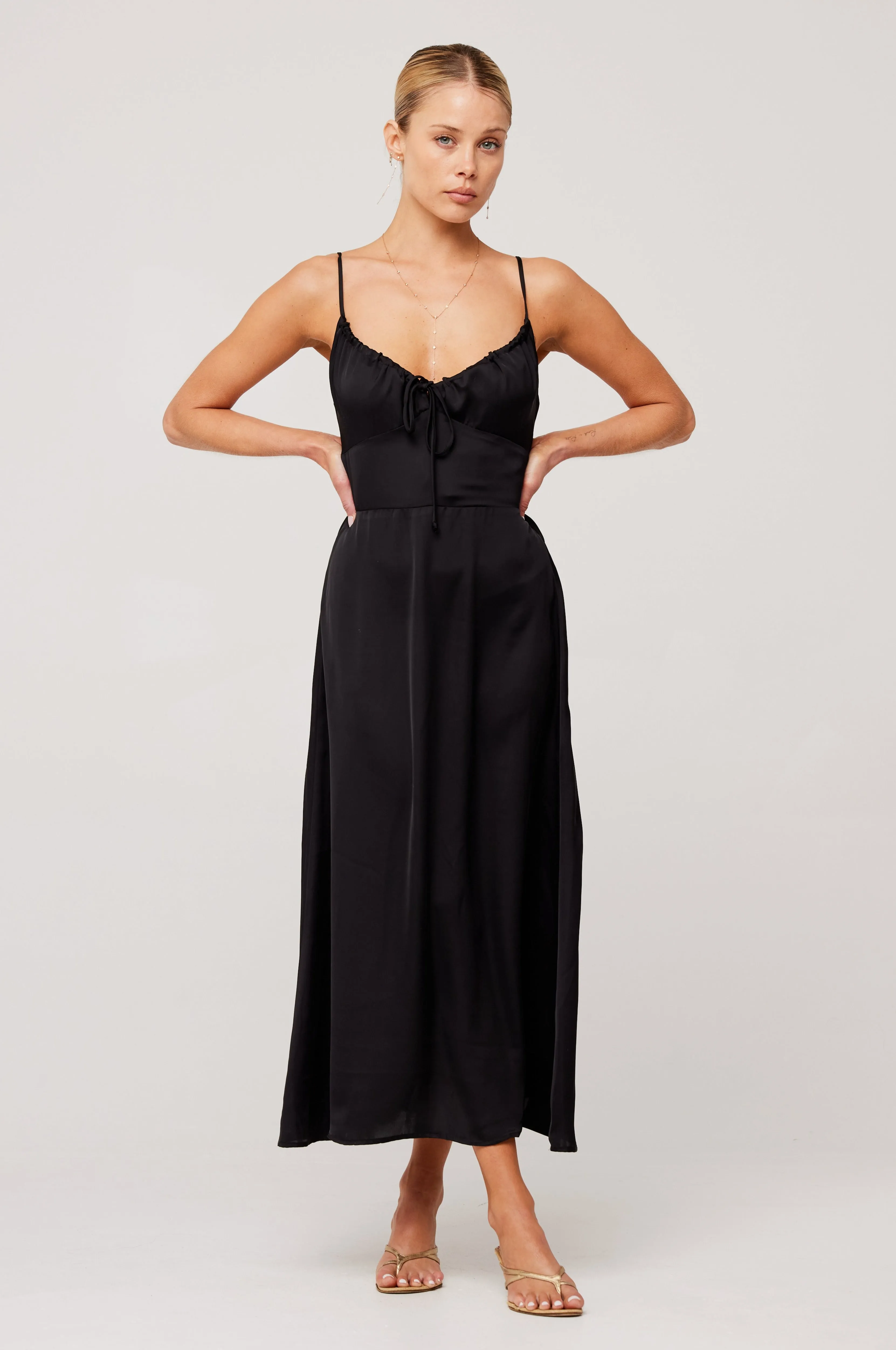 Kaitlyn Midi in Black sold by RESA product image thumbnail 3