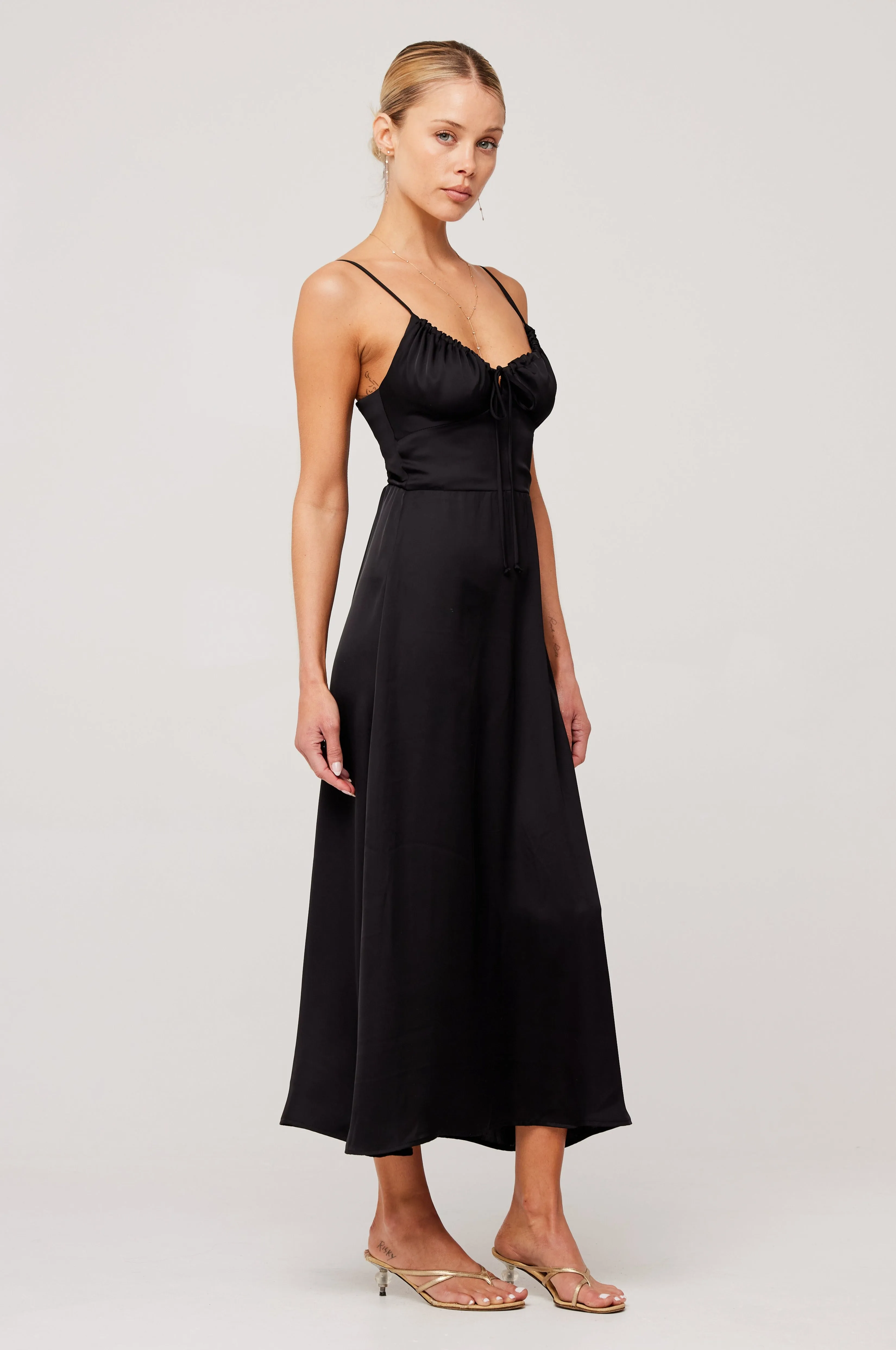Kaitlyn Midi in Black sold by RESA product image thumbnail 2