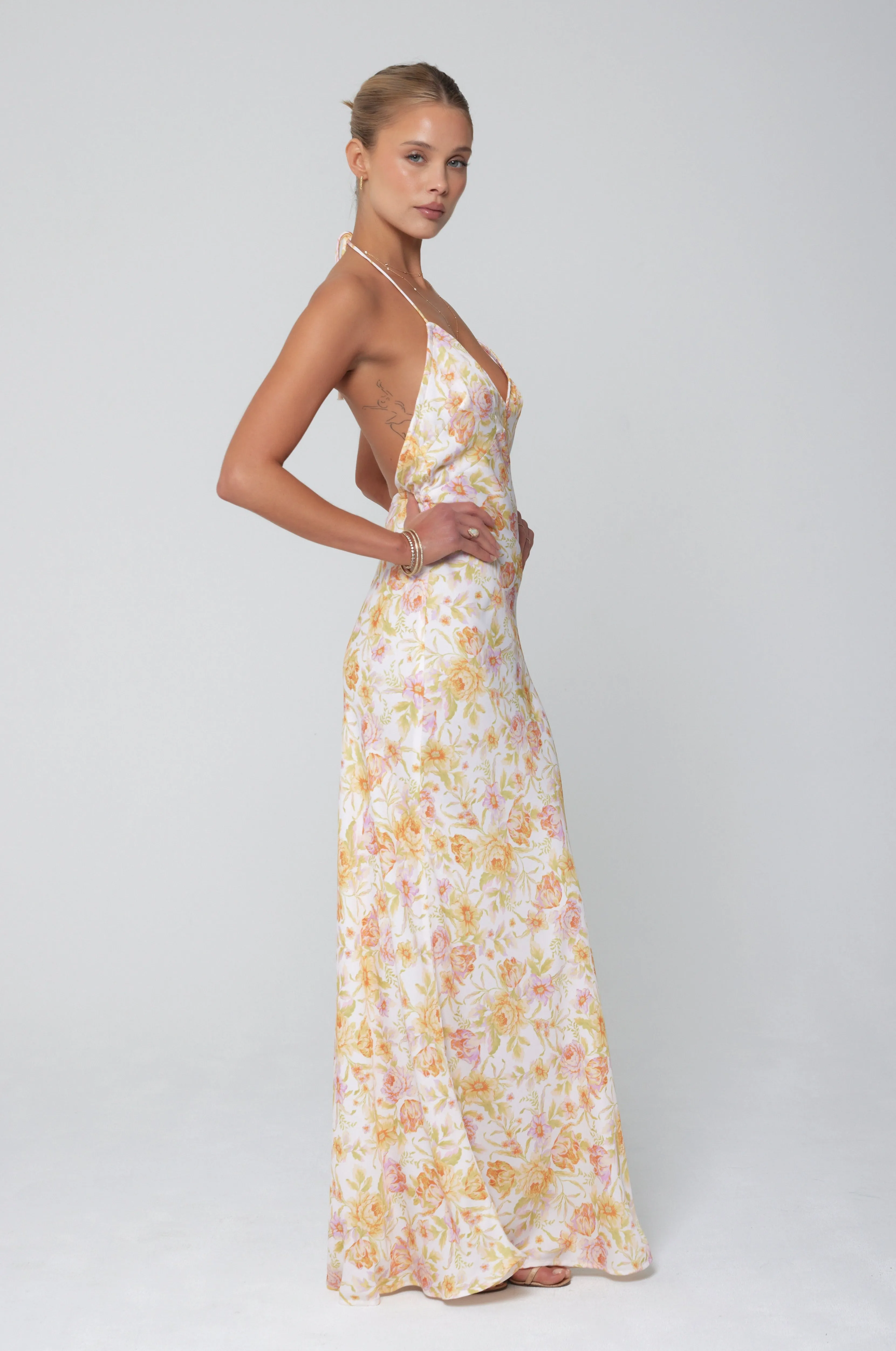 Pfeiffer Dress in Gardenia- Archive sold by RESA product image thumbnail 3