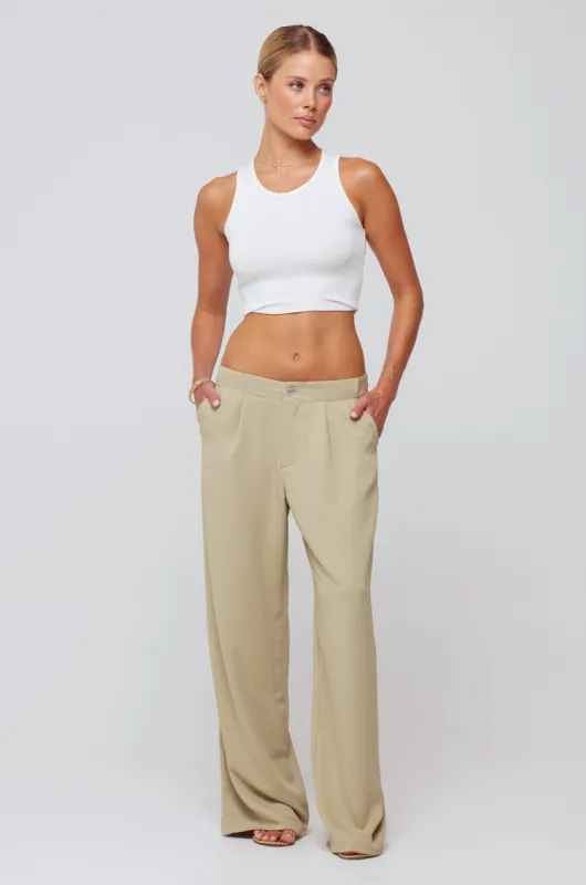 Malcolm Trousers in Pistachio sold by RESA