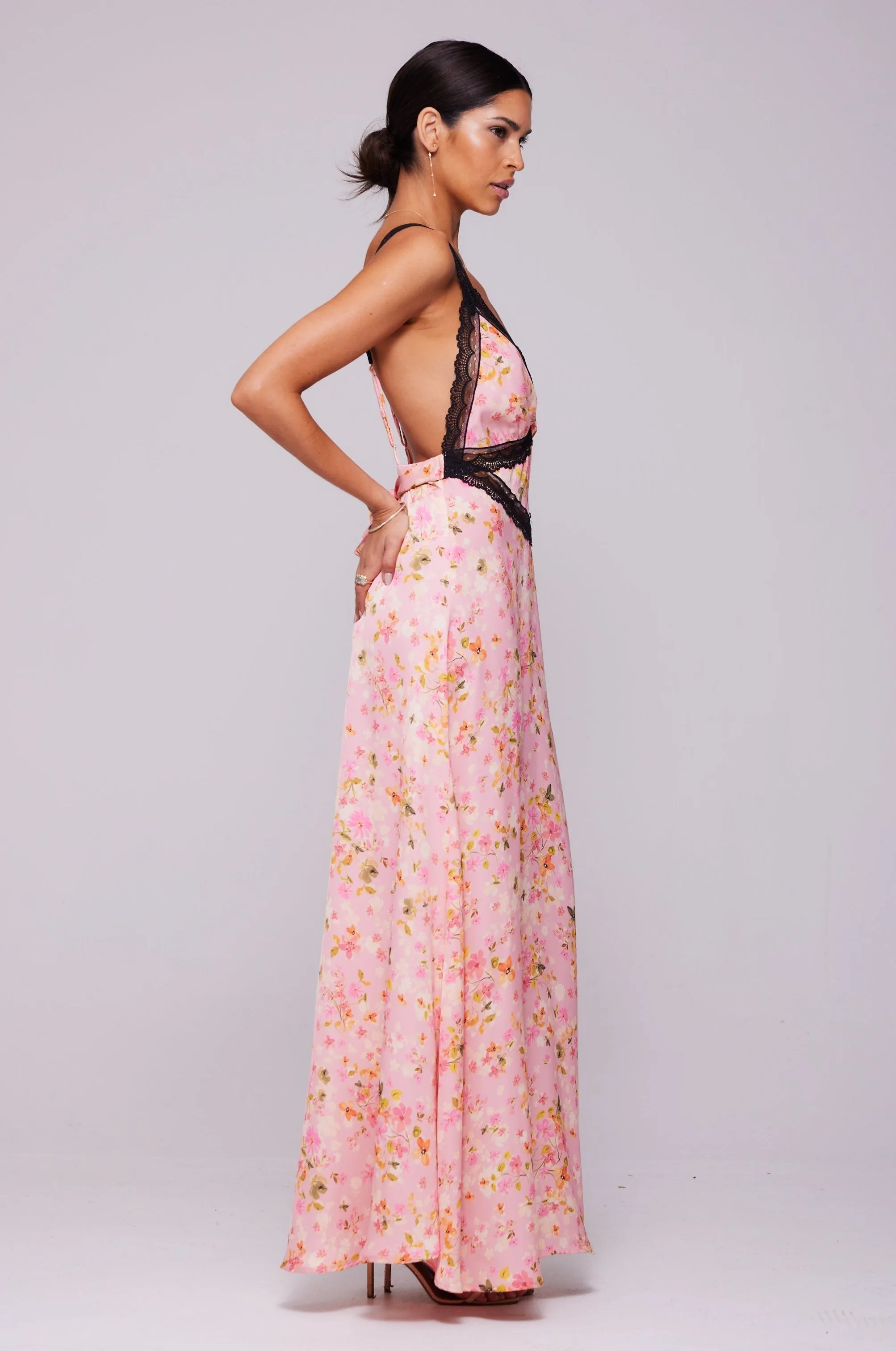 Selena Dress in Jasmine Parallel