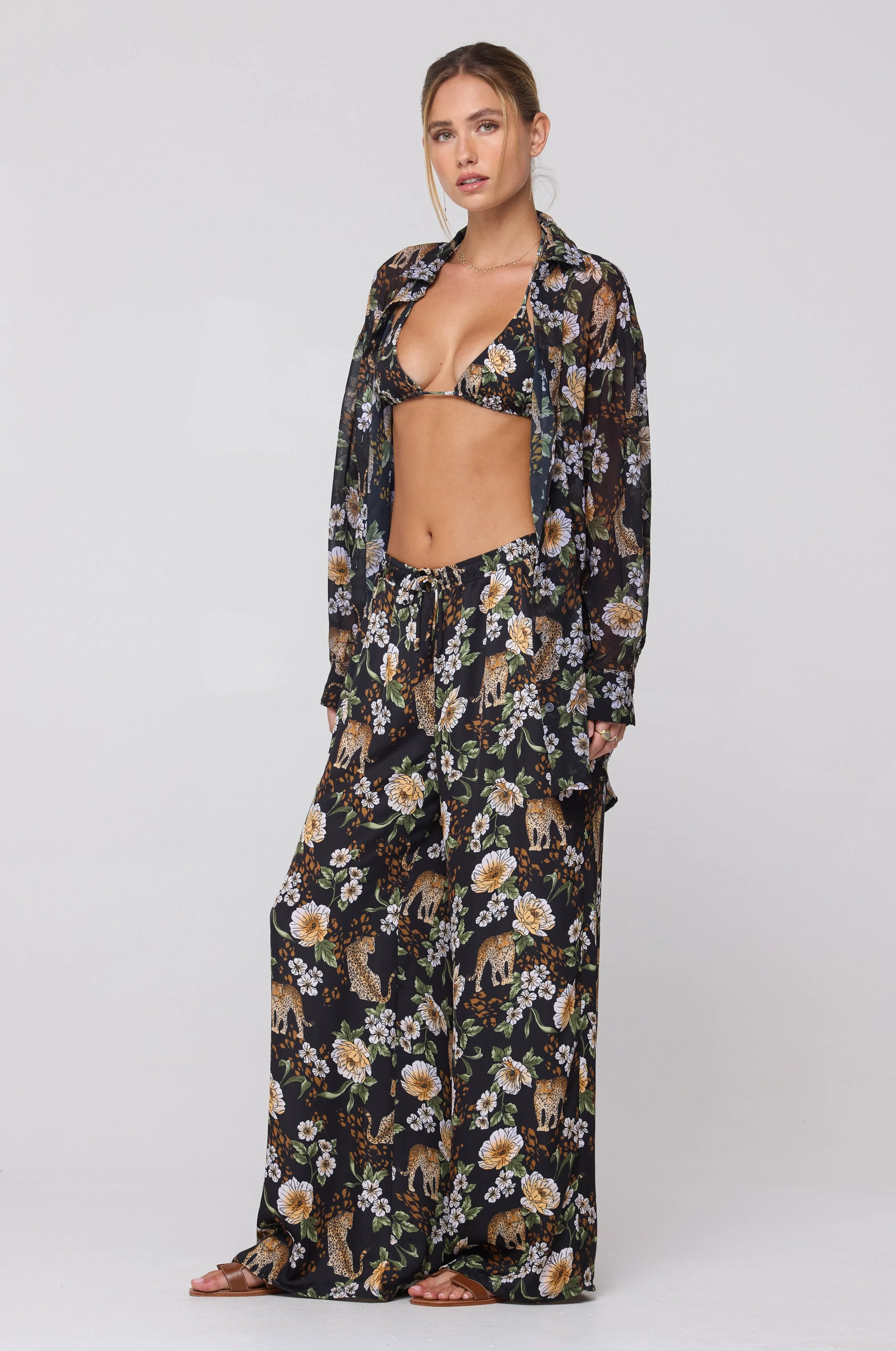 Monica Chiffon Blouse in Tropic sold by RESA product image thumbnail 4