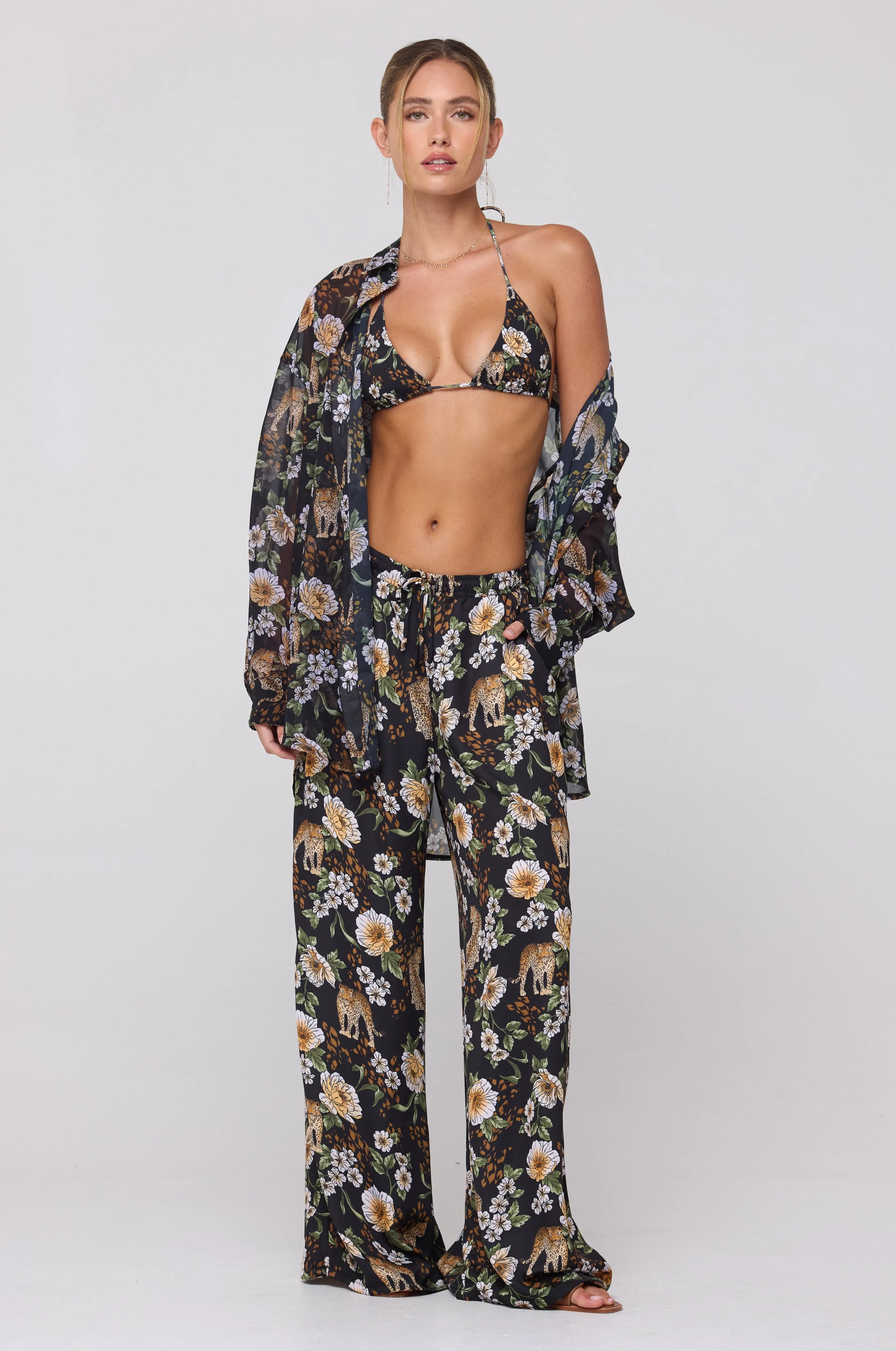 Monica Chiffon Blouse in Tropic sold by RESA product image thumbnail 3