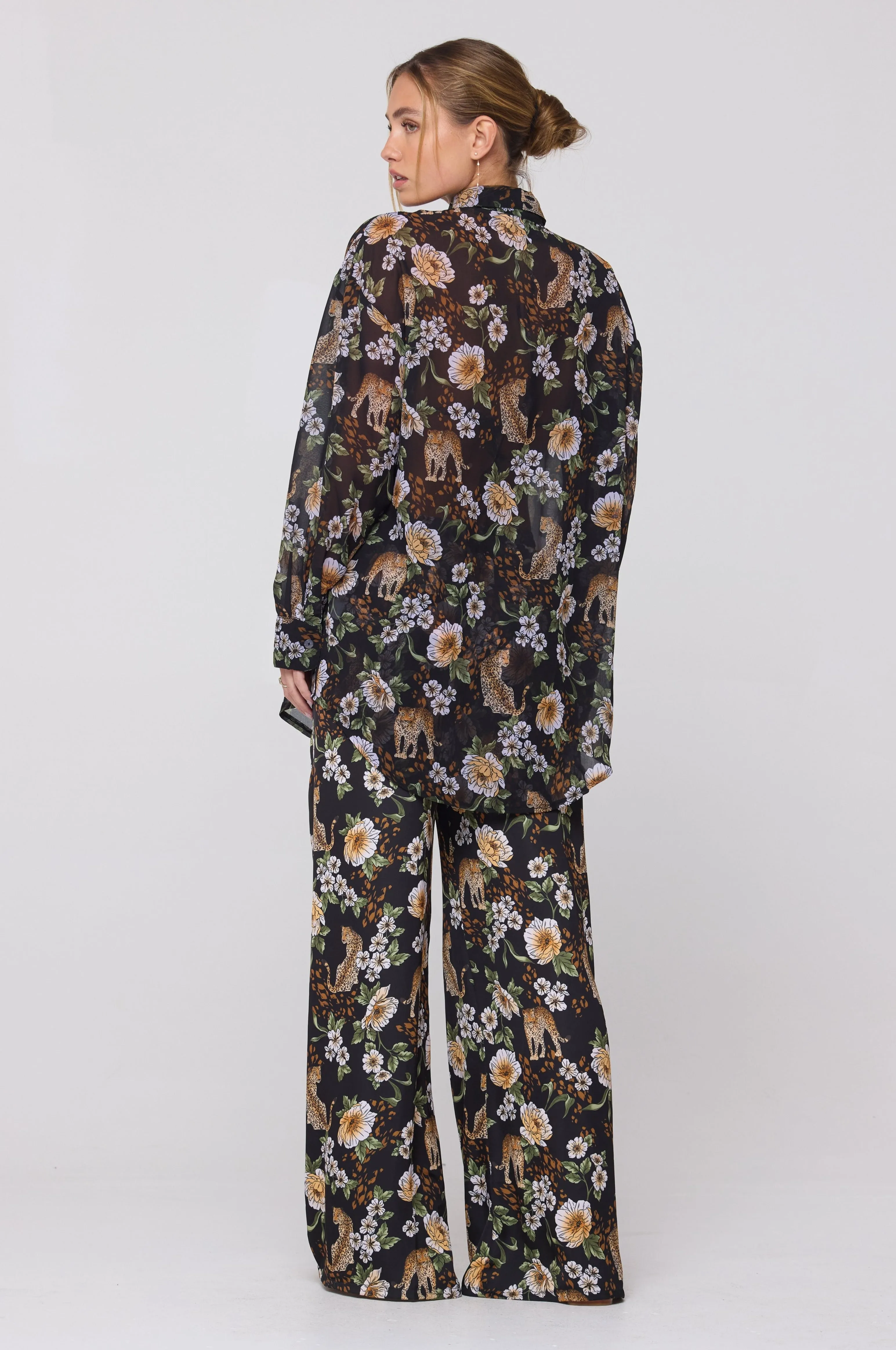 Monica Chiffon Blouse in Tropic sold by RESA product image thumbnail 5