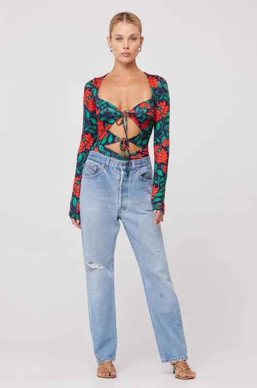 Presley Bodysuit in Mistletoe sold by RESA