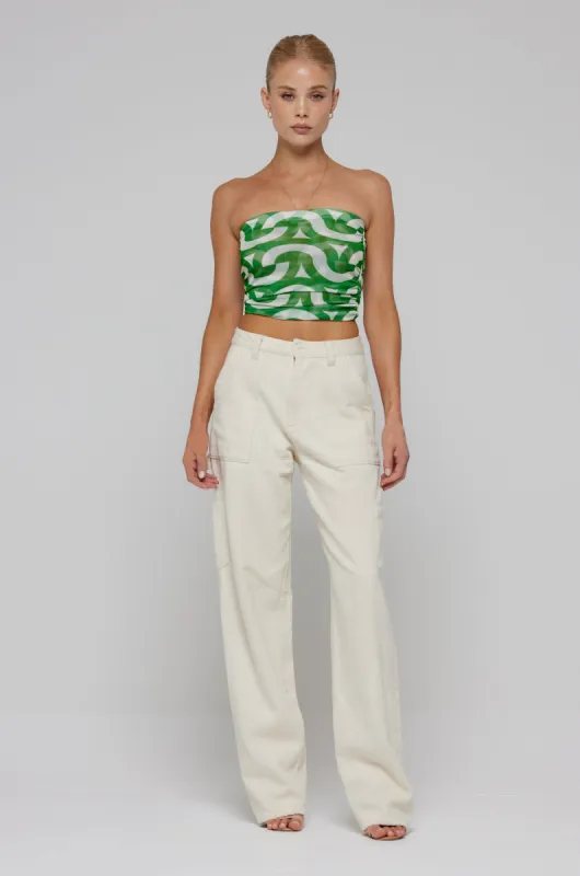 Elsa Cargo Pant in Cream sold by RESA