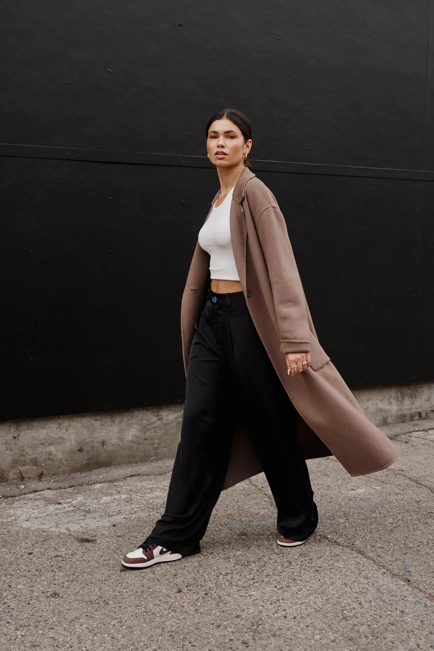 Ryder Coat in Taupe sold by RESA product image thumbnail 4