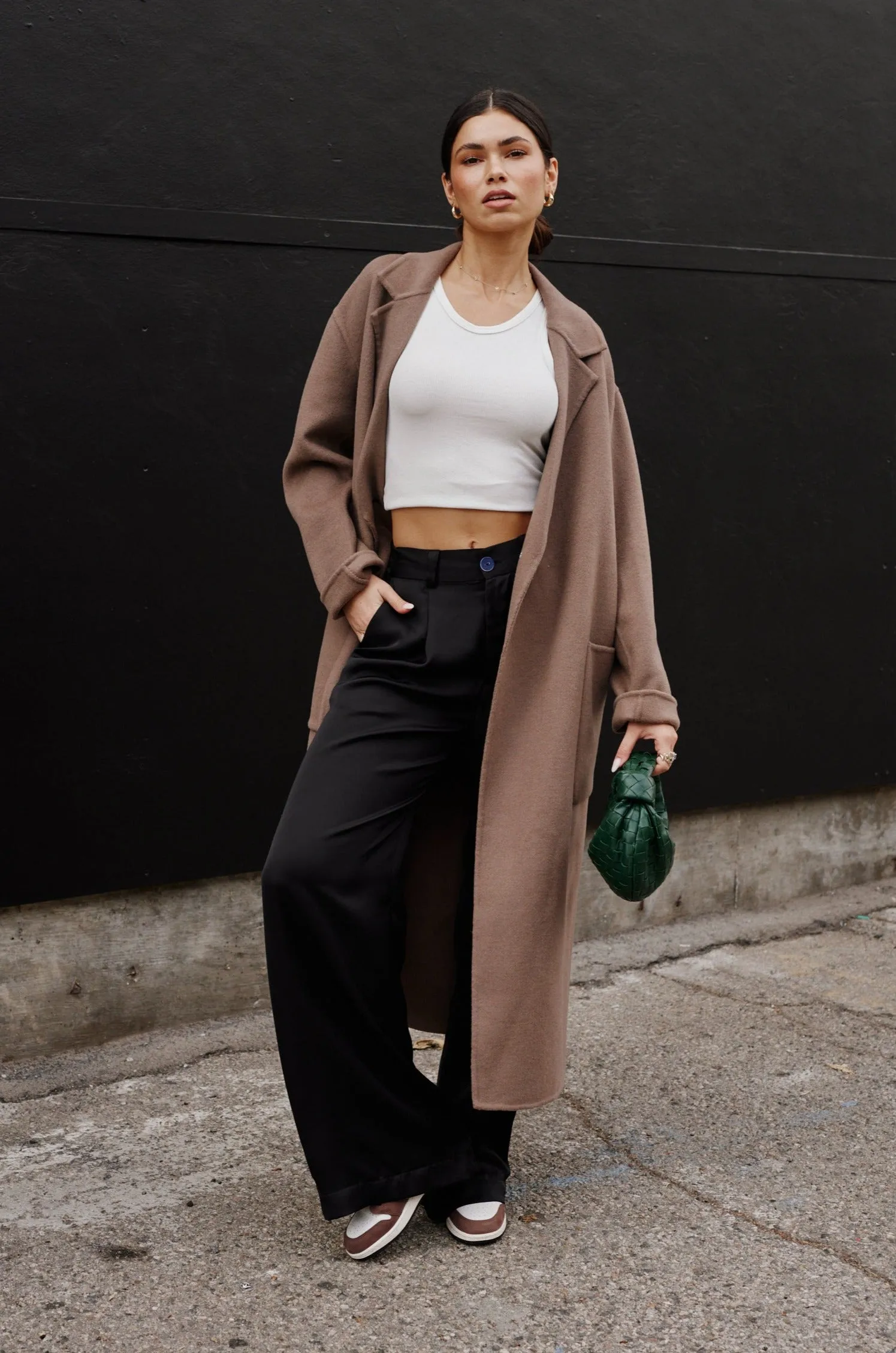 Ryder Coat in Taupe sold by RESA