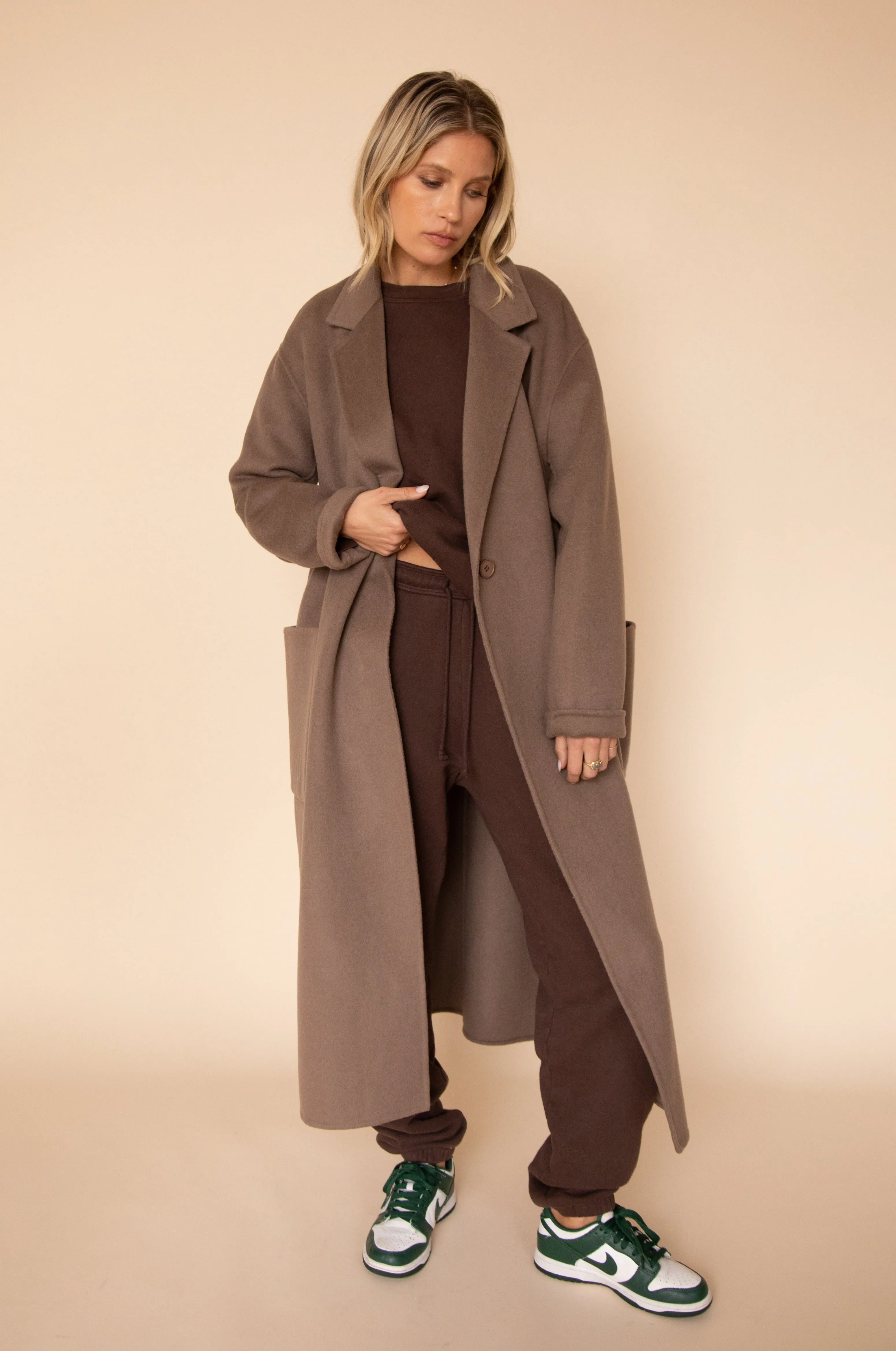 Ryder Coat in Taupe sold by RESA product image thumbnail 5