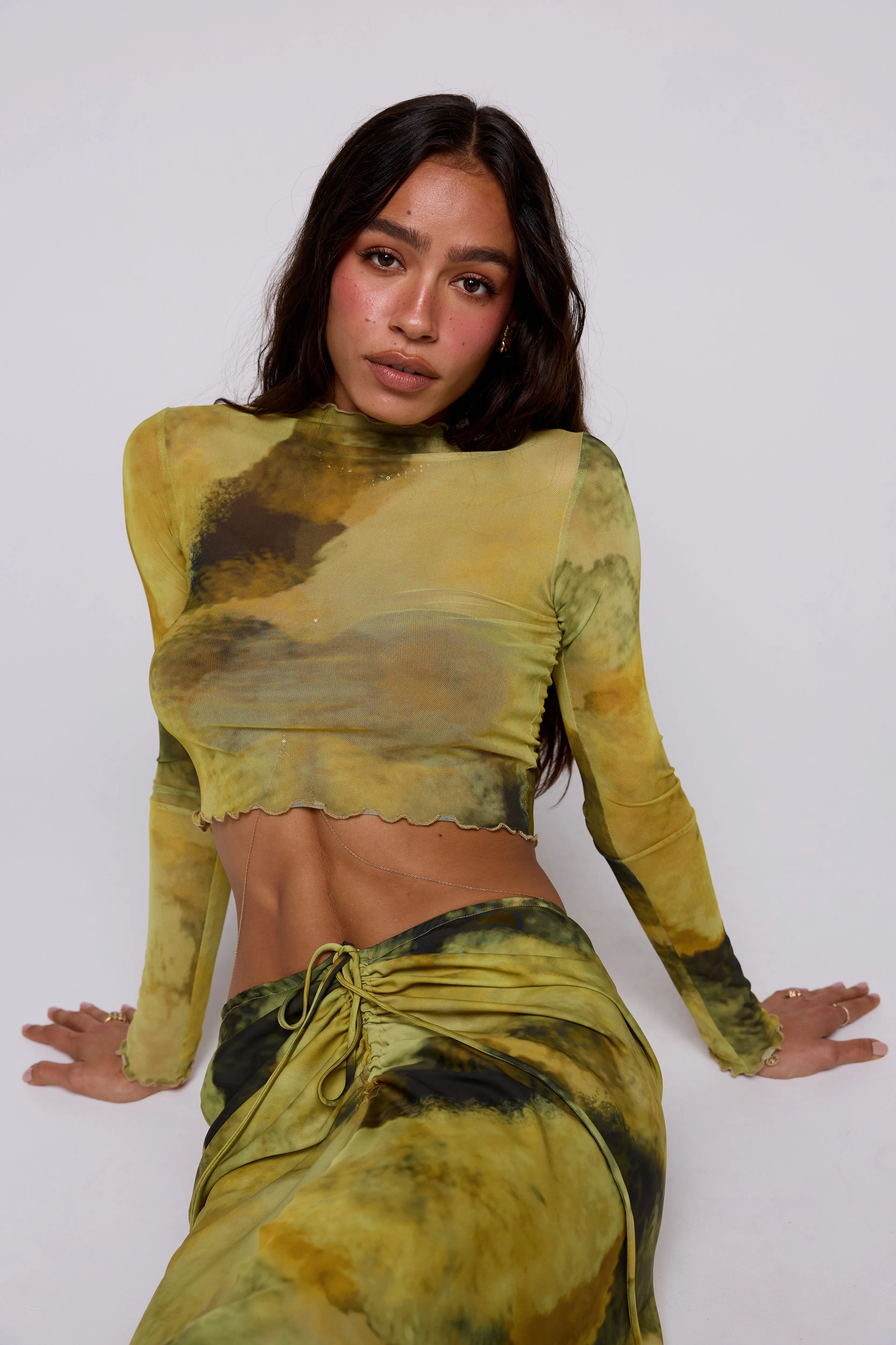 Ziggy Skirt in Moonshadow sold by RESA product image thumbnail 5