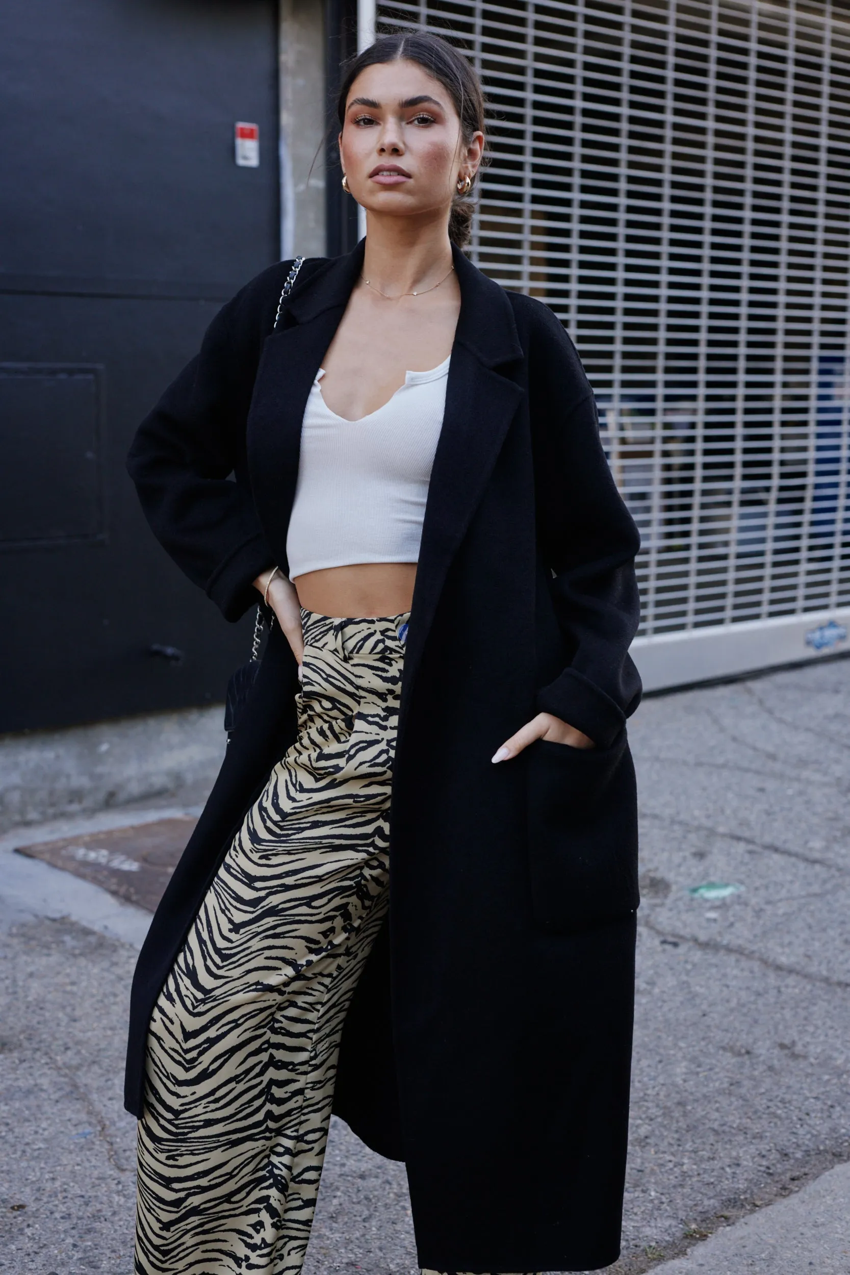 Ryder Coat in Black sold by RESA