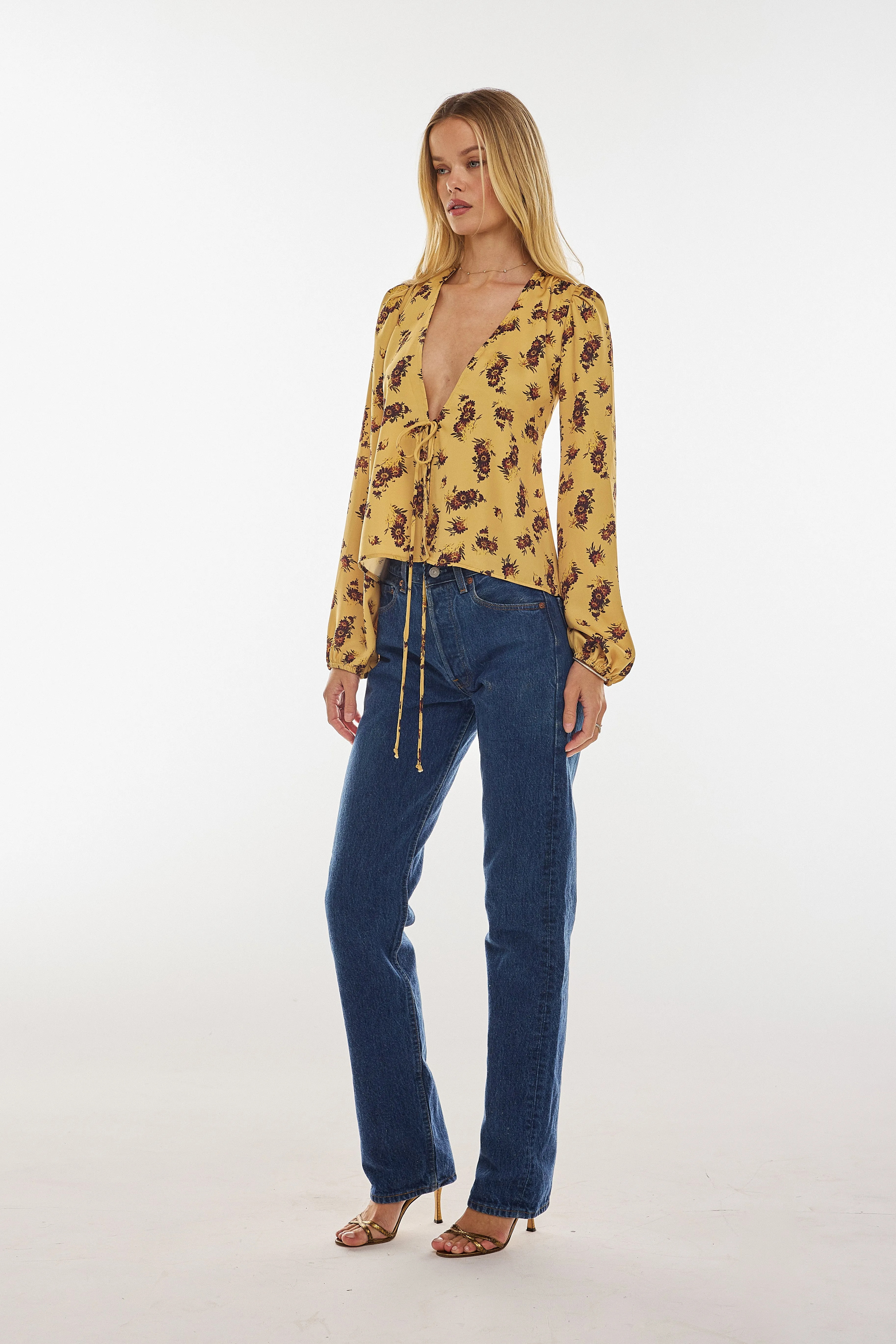 Meg Blouse in Dandelion sold by RESA product image thumbnail 3