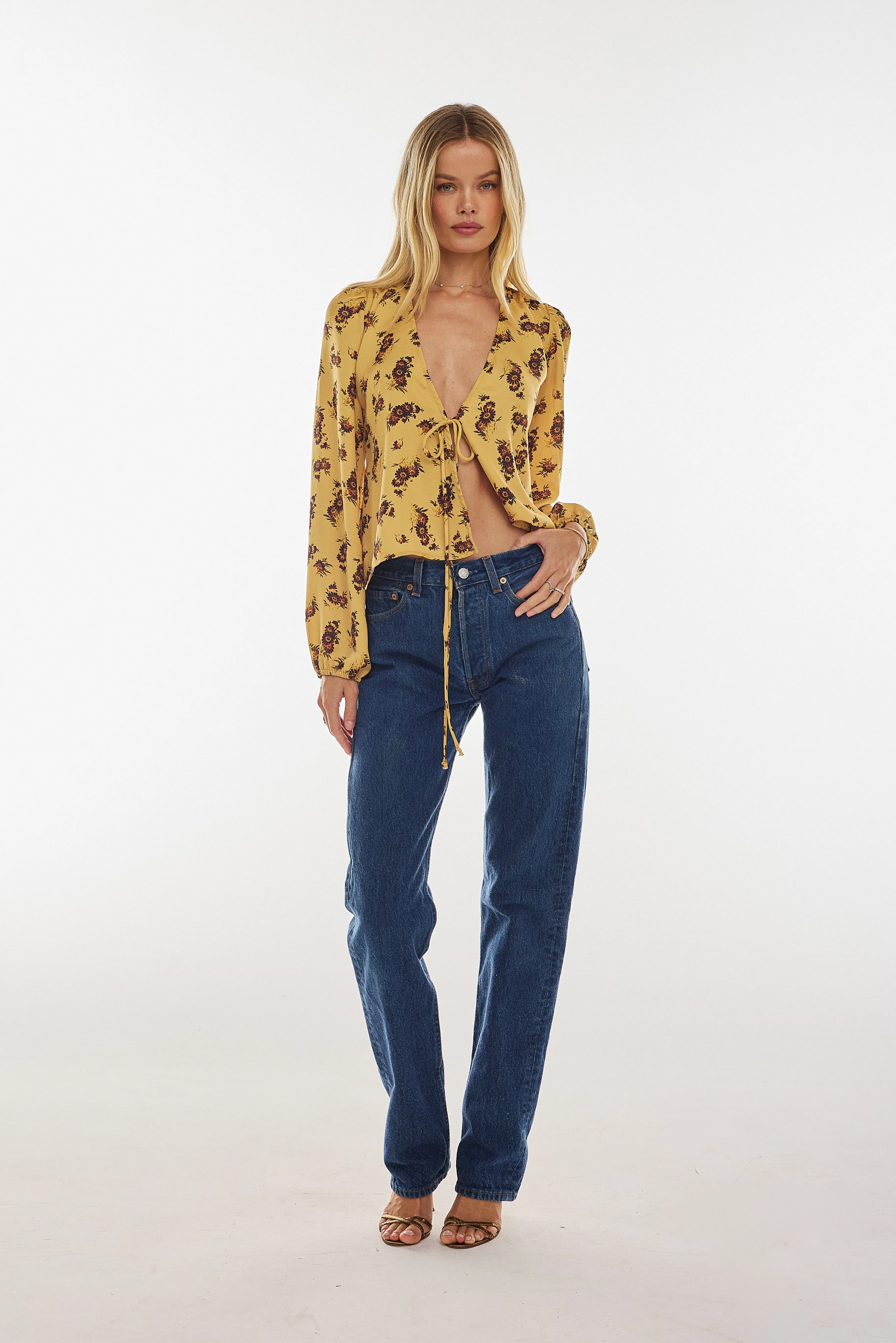 Meg Blouse in Dandelion sold by RESA product image thumbnail 2