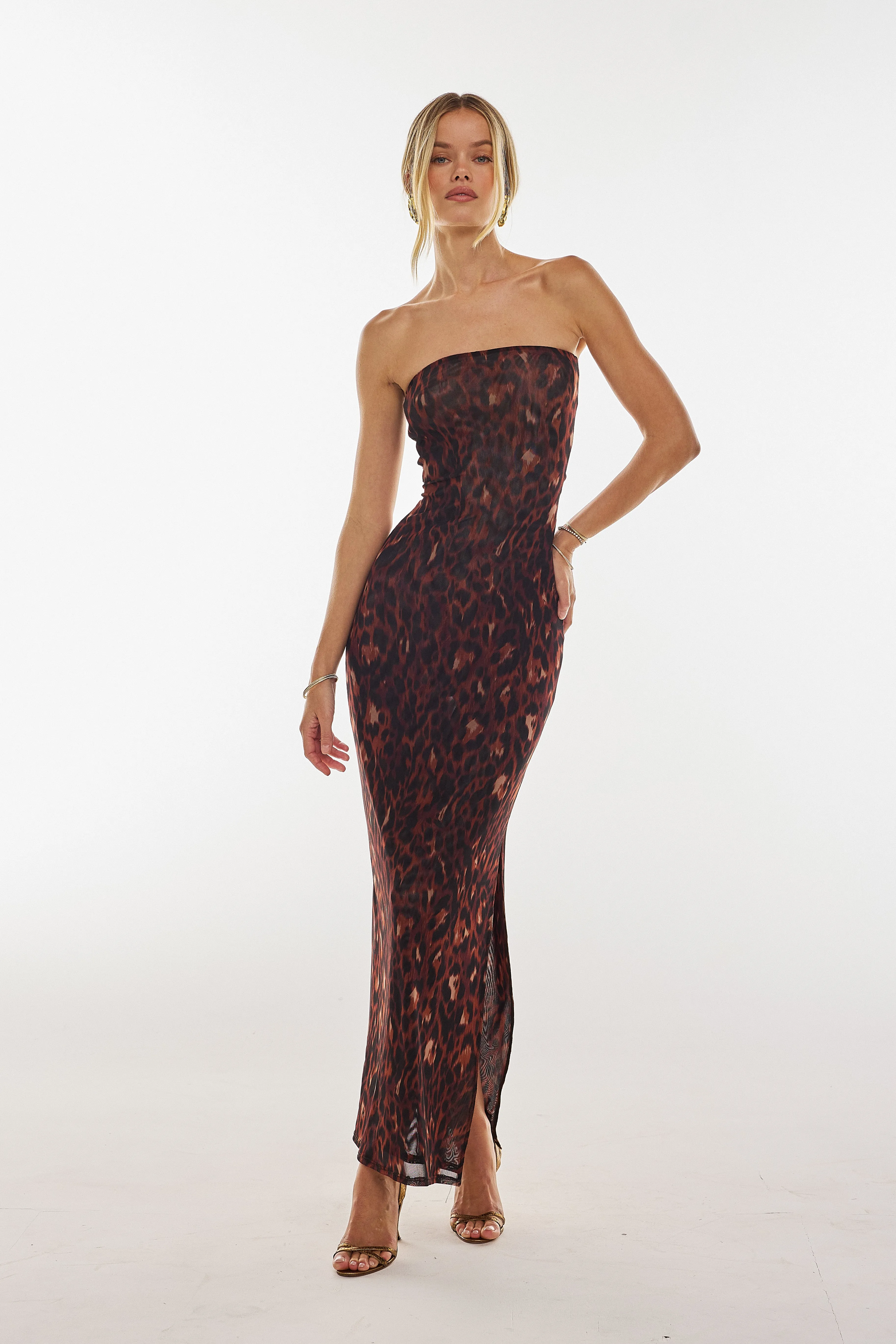 Demi Mesh Dress in Knox sold by RESA product image thumbnail 2