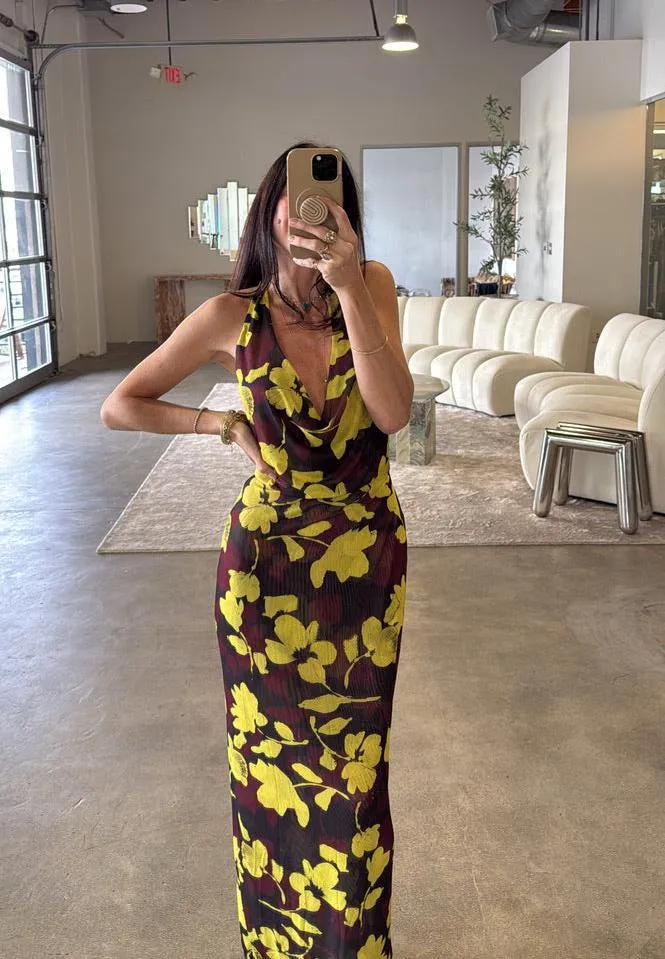 Fiona Dress in Sangria sold by RESA product image thumbnail 5