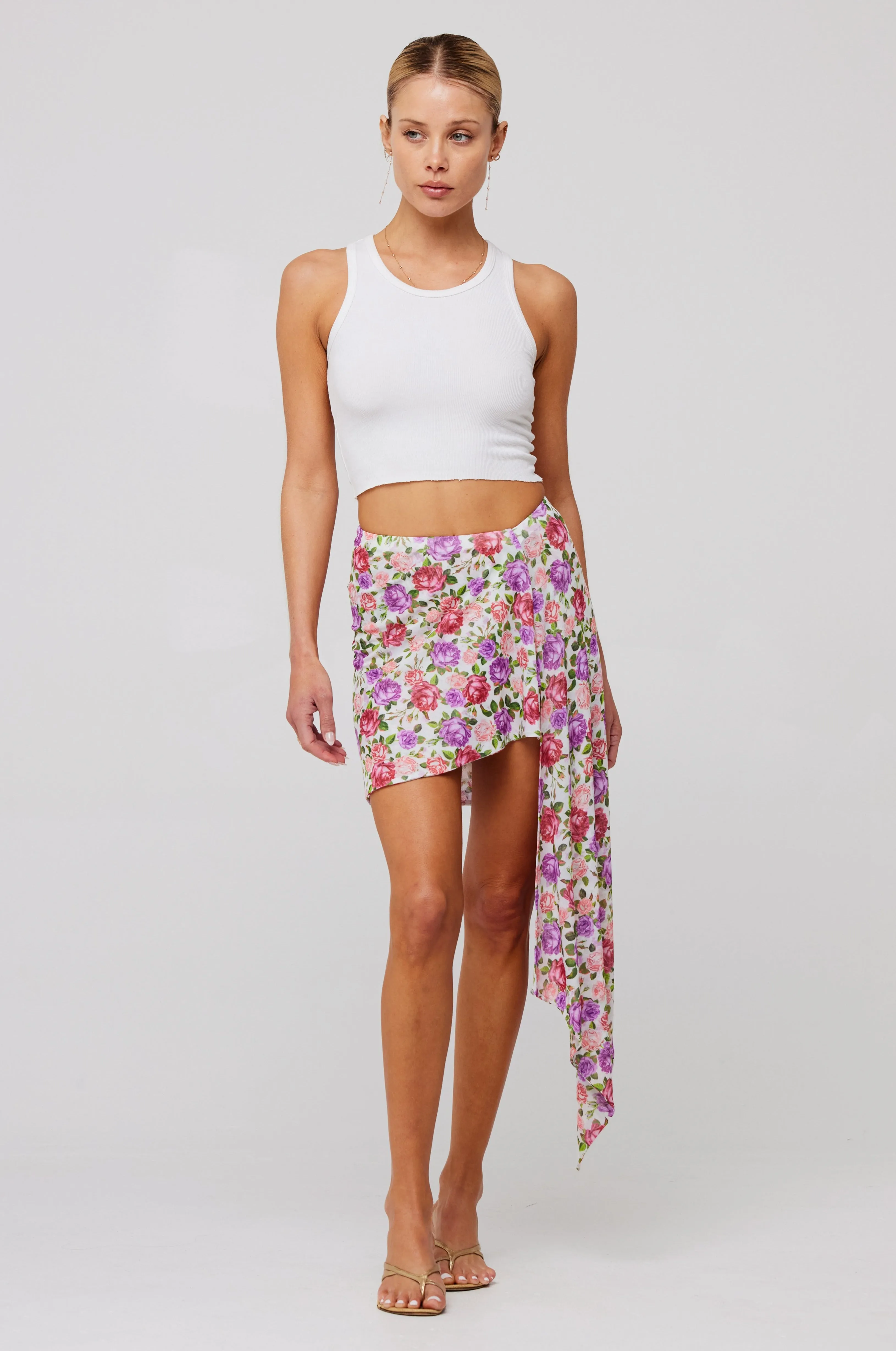 MILA SKIRT IN VINTAGE FLORAL - SAMPLE SALE sold by RESA
