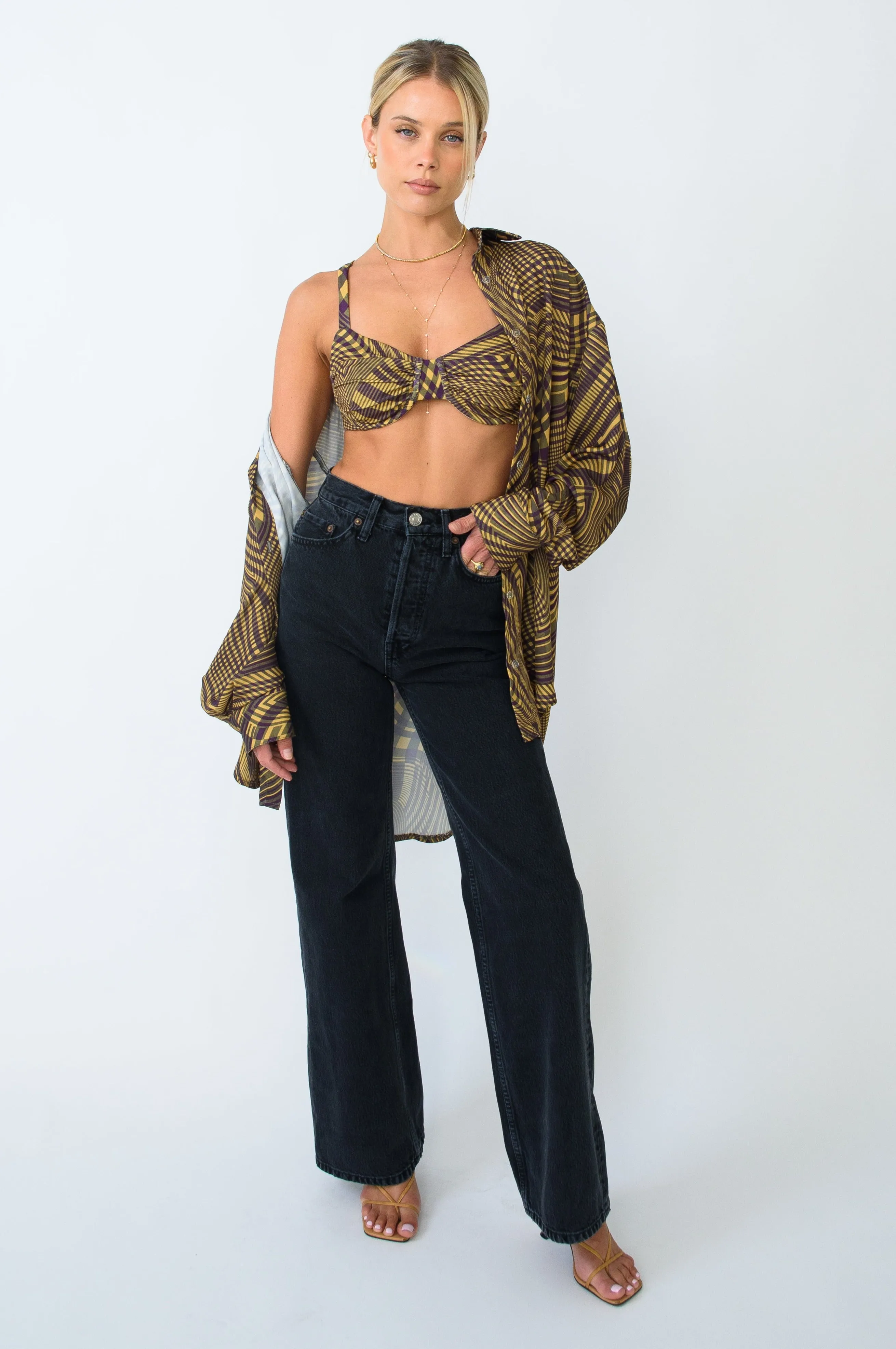 MONICA BLOUSE IN CLUELESS- SAMPLE SALE sold by RESA product image thumbnail 3