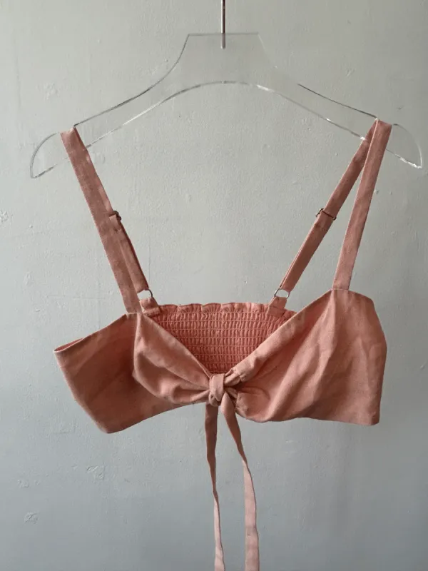 KATIE CROP IN BLUSH - SAMPLE SALE sold by RESA