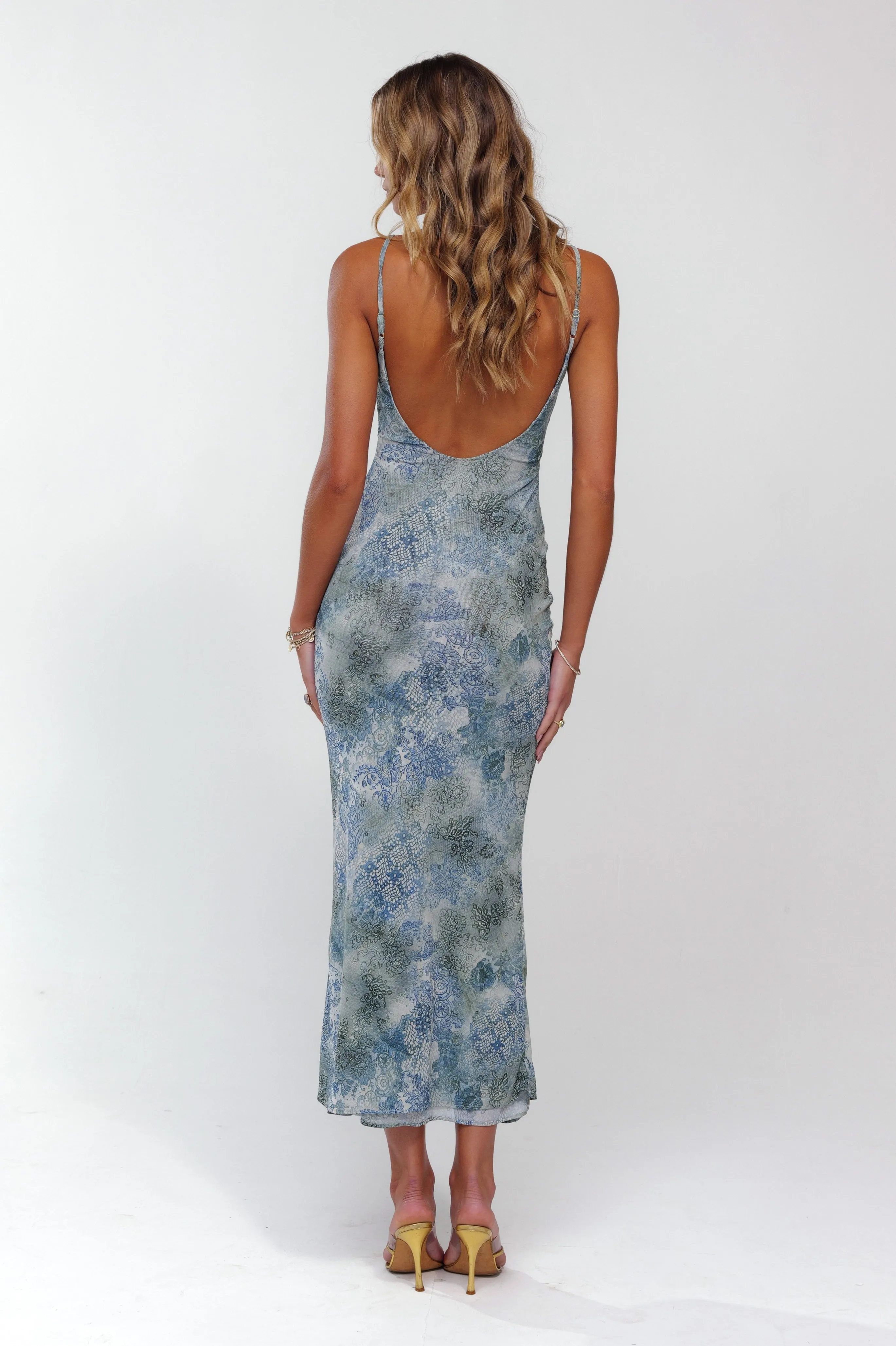 Suki Dress in Siren sold by RESA product image thumbnail 4