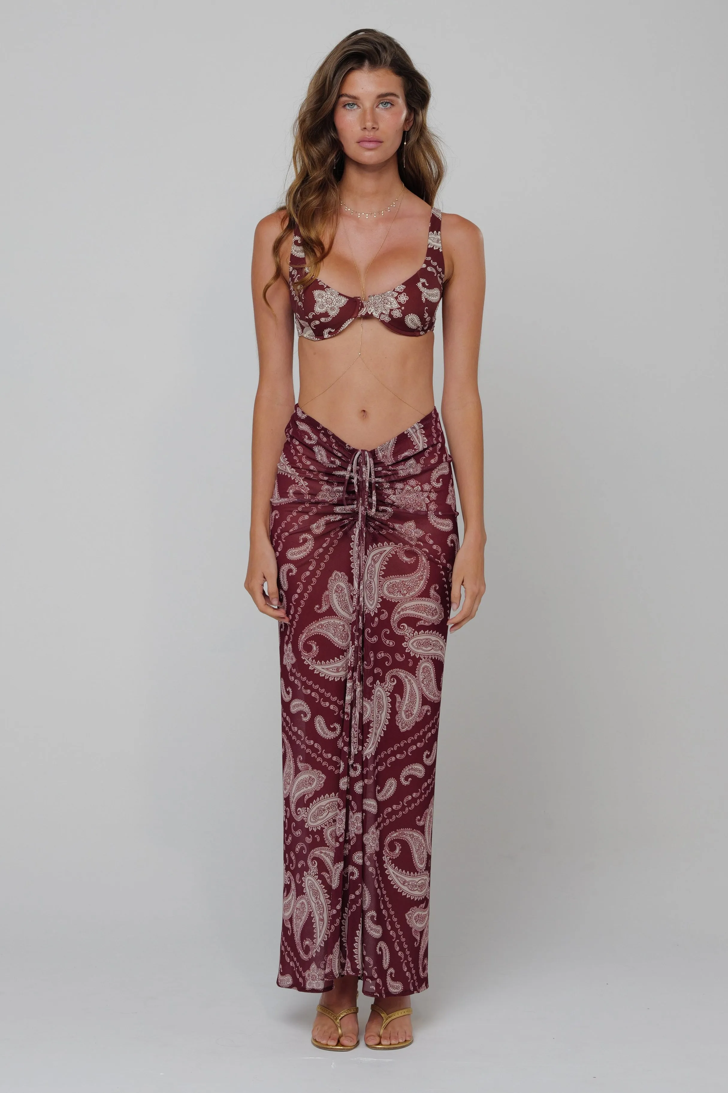 Ziggy Mesh Skirt in Bronco sold by RESA product image thumbnail 3