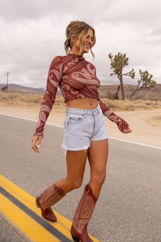 Ida Top in Bronco sold by RESA