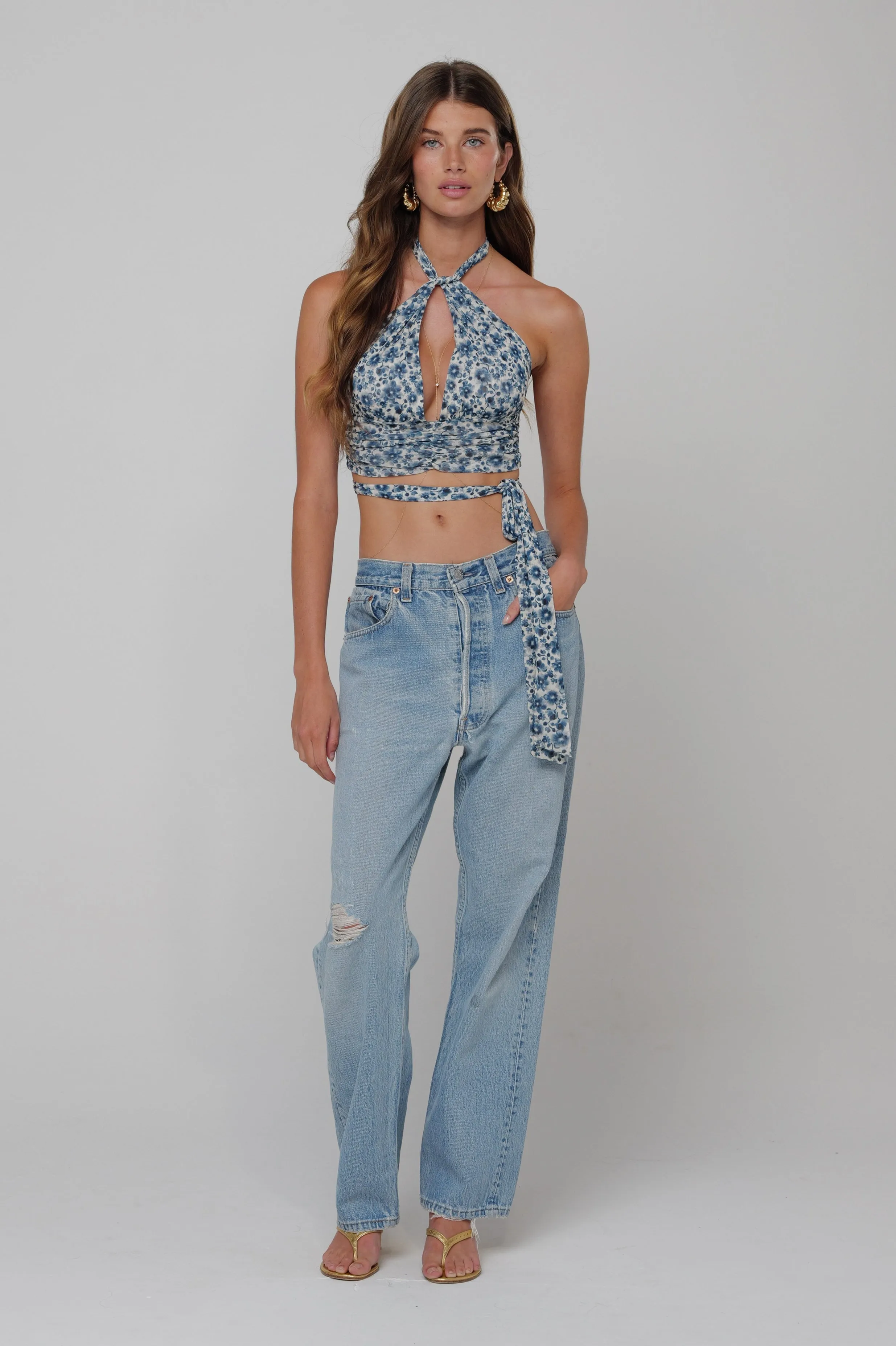 Jane Top in Wrangler sold by RESA