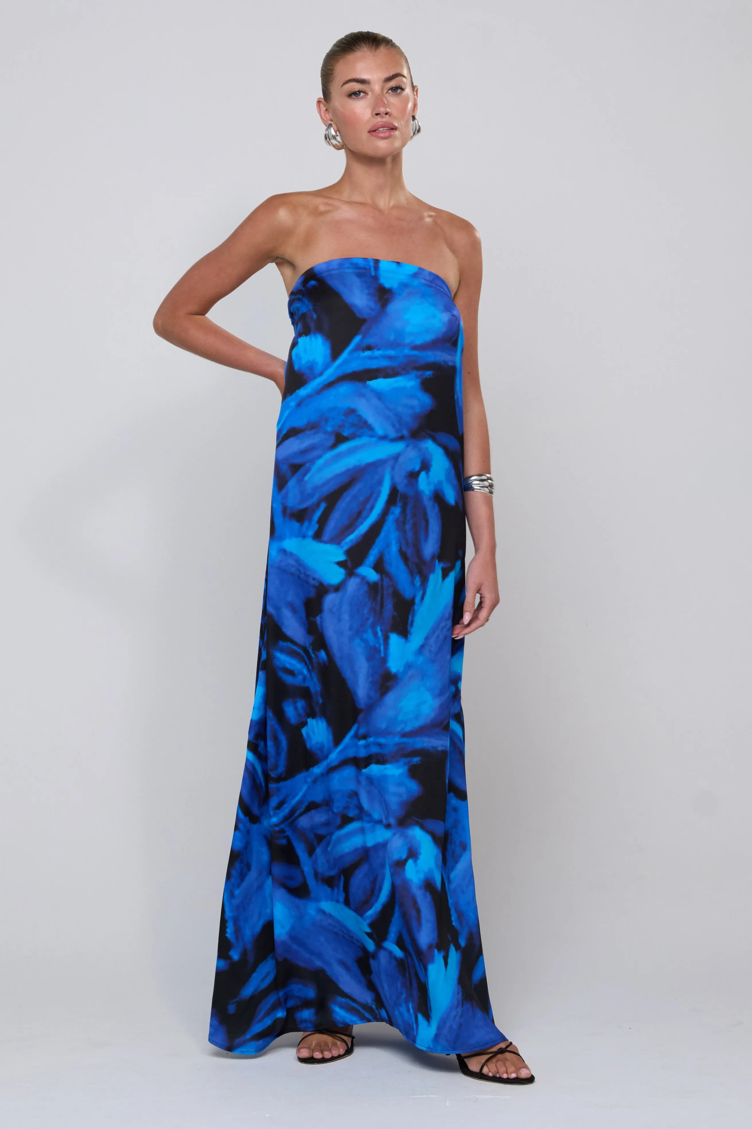 Ophelia Maxi Dress in Lagoon sold by RESA product image thumbnail 5