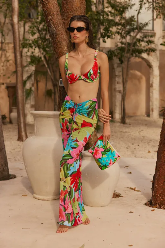 Ziggy Mesh Skirt in Tropicana sold by RESA