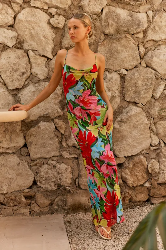 Margot Mesh Maxi in Tropicana sold by RESA