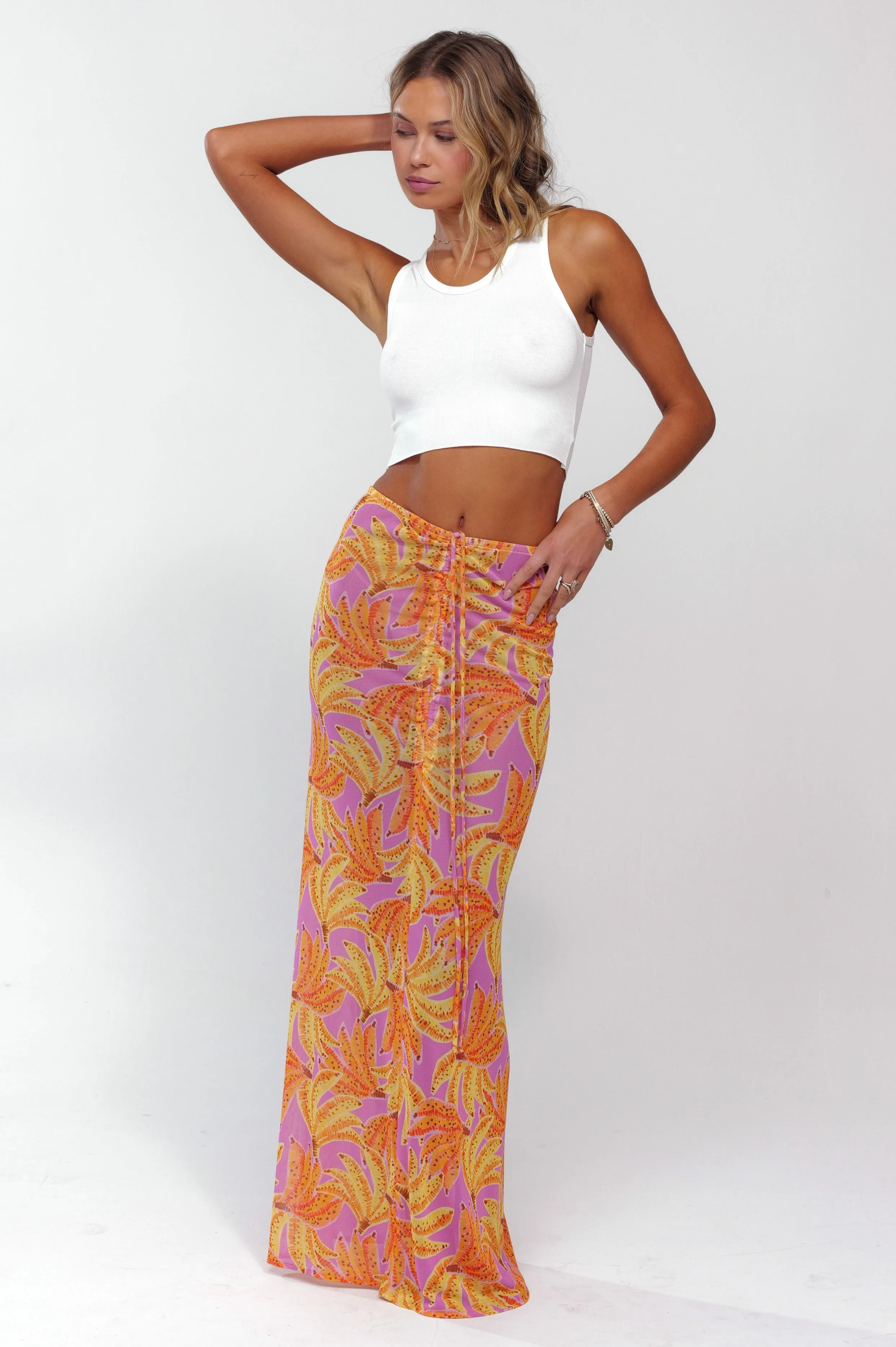 Ziggy Mesh Skirt in Chiquita sold by RESA product image thumbnail 5