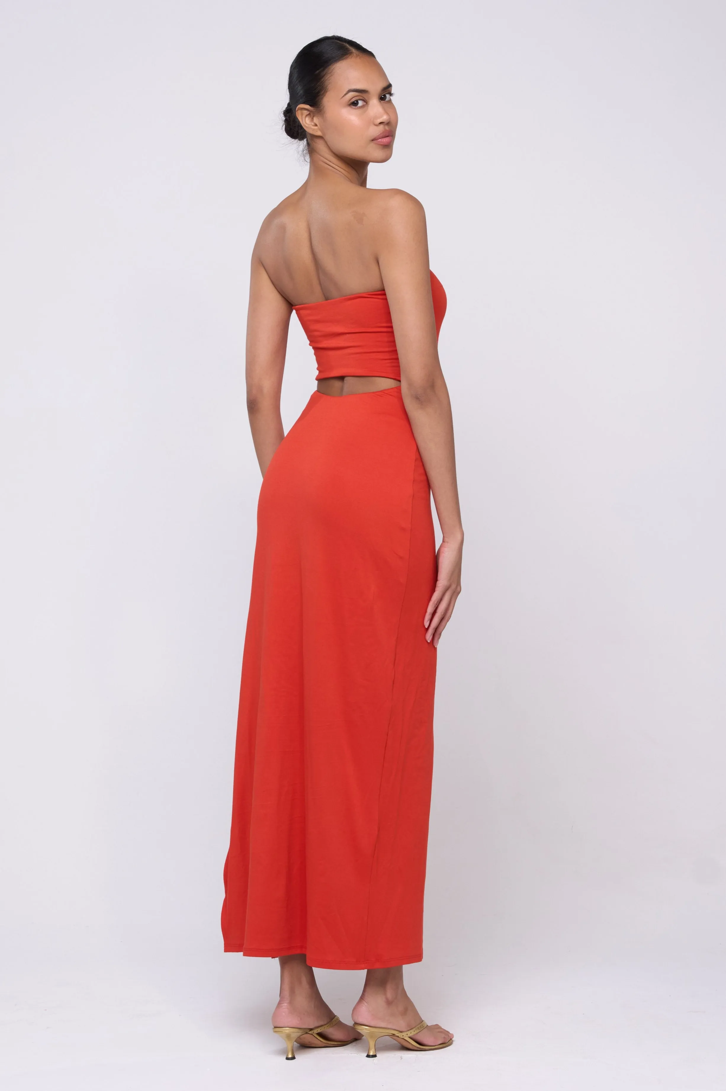 Demi Dress in Red Knit sold by RESA product image thumbnail 4