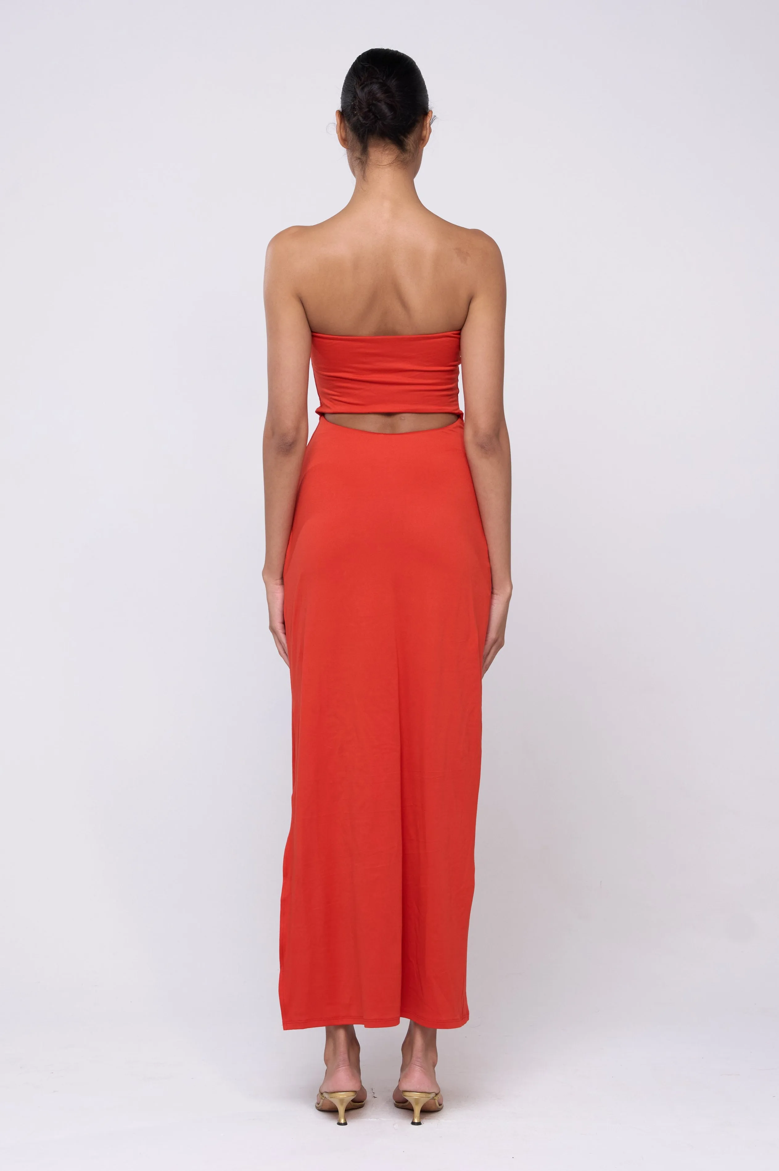 Demi Dress in Red Knit sold by RESA product image thumbnail 3