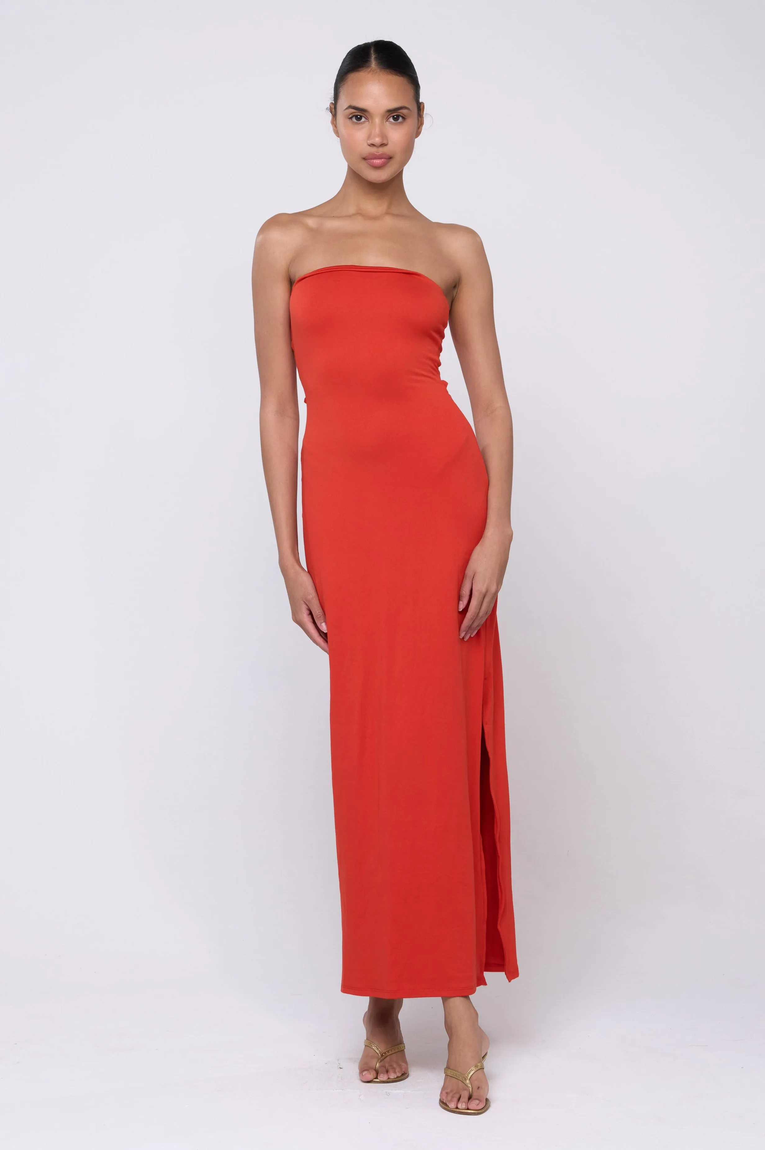 Demi Dress in Red Knit sold by RESA product image thumbnail 2