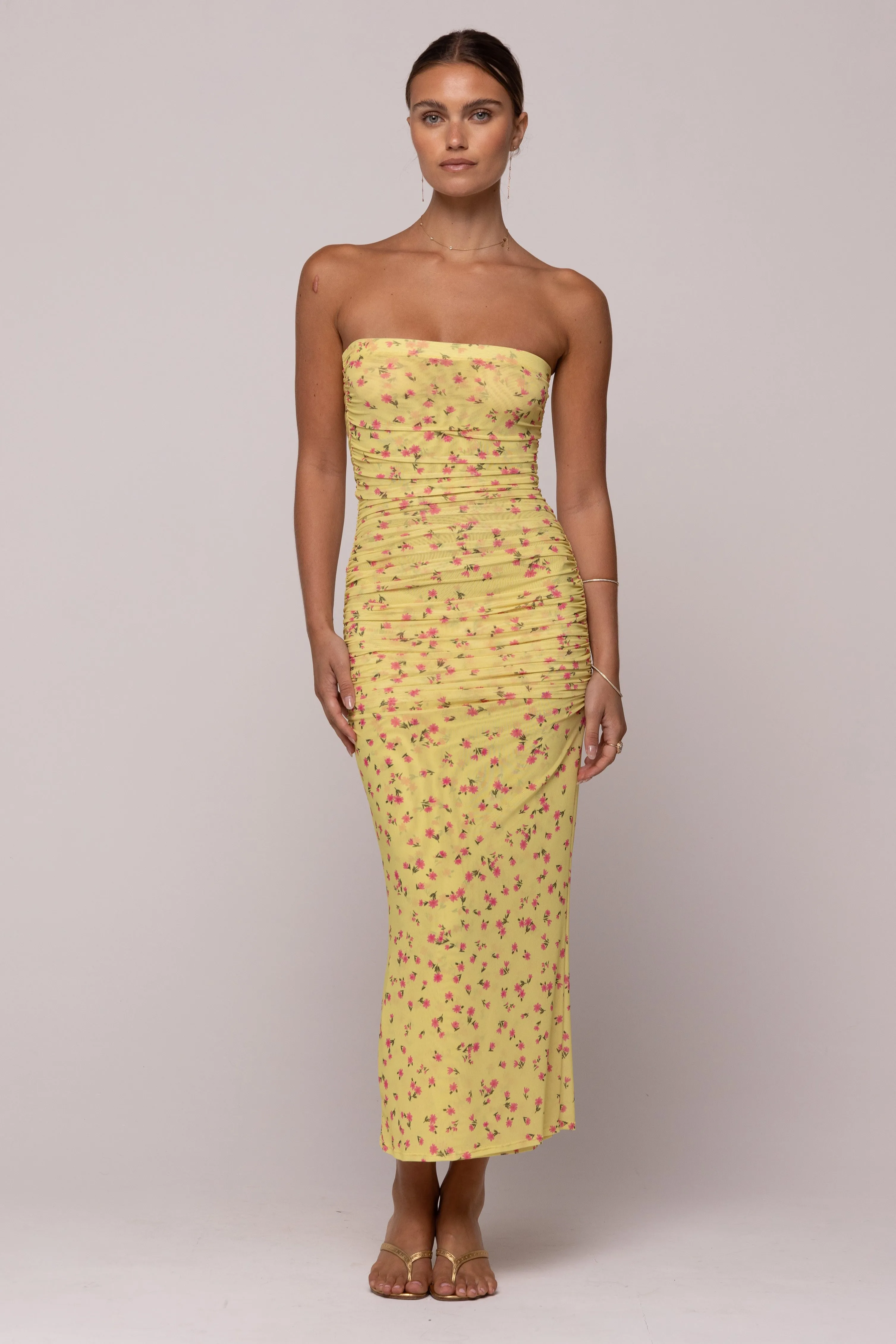 Kristina Dress in Honey - Archive sold by RESA