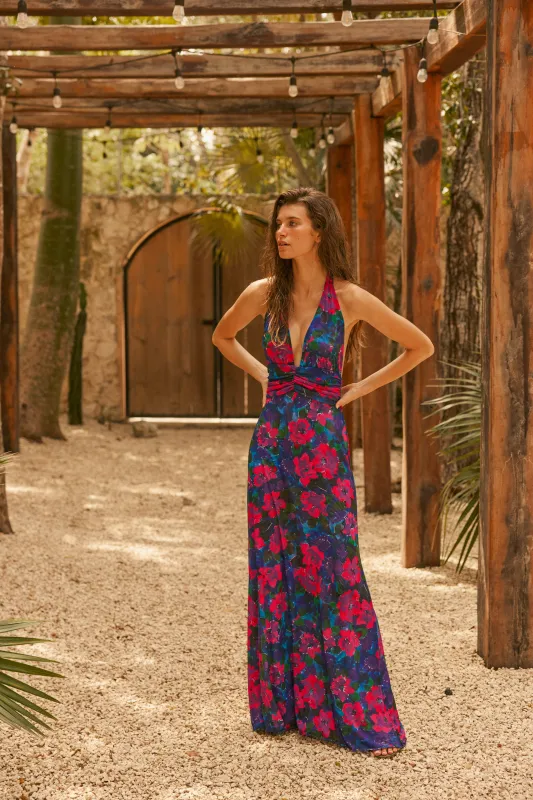 Chelsea Maxi Dress in Lanai sold by RESA