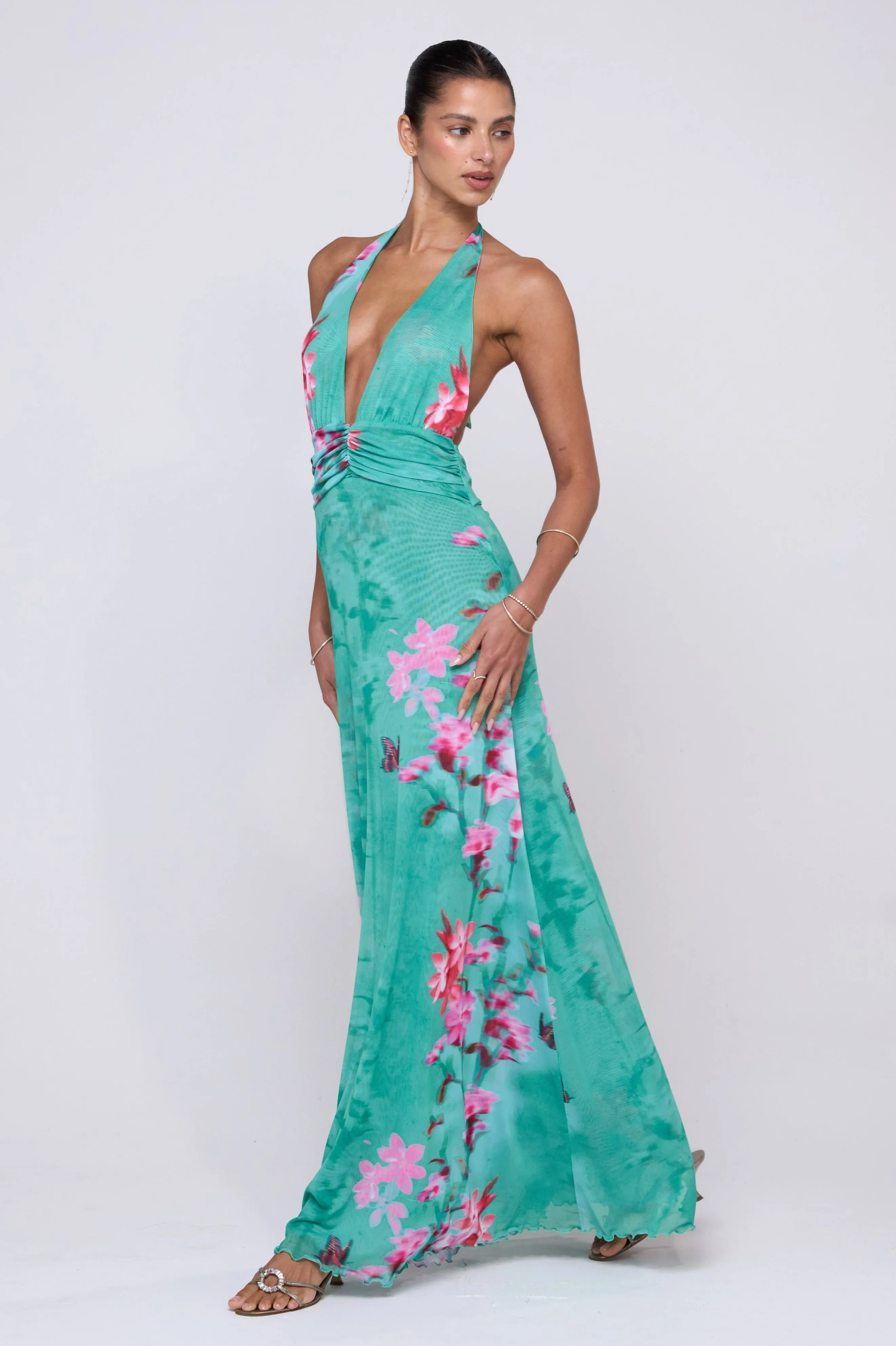 Chelsea Maxi Dress in Clearwater sold by RESA product image thumbnail 4