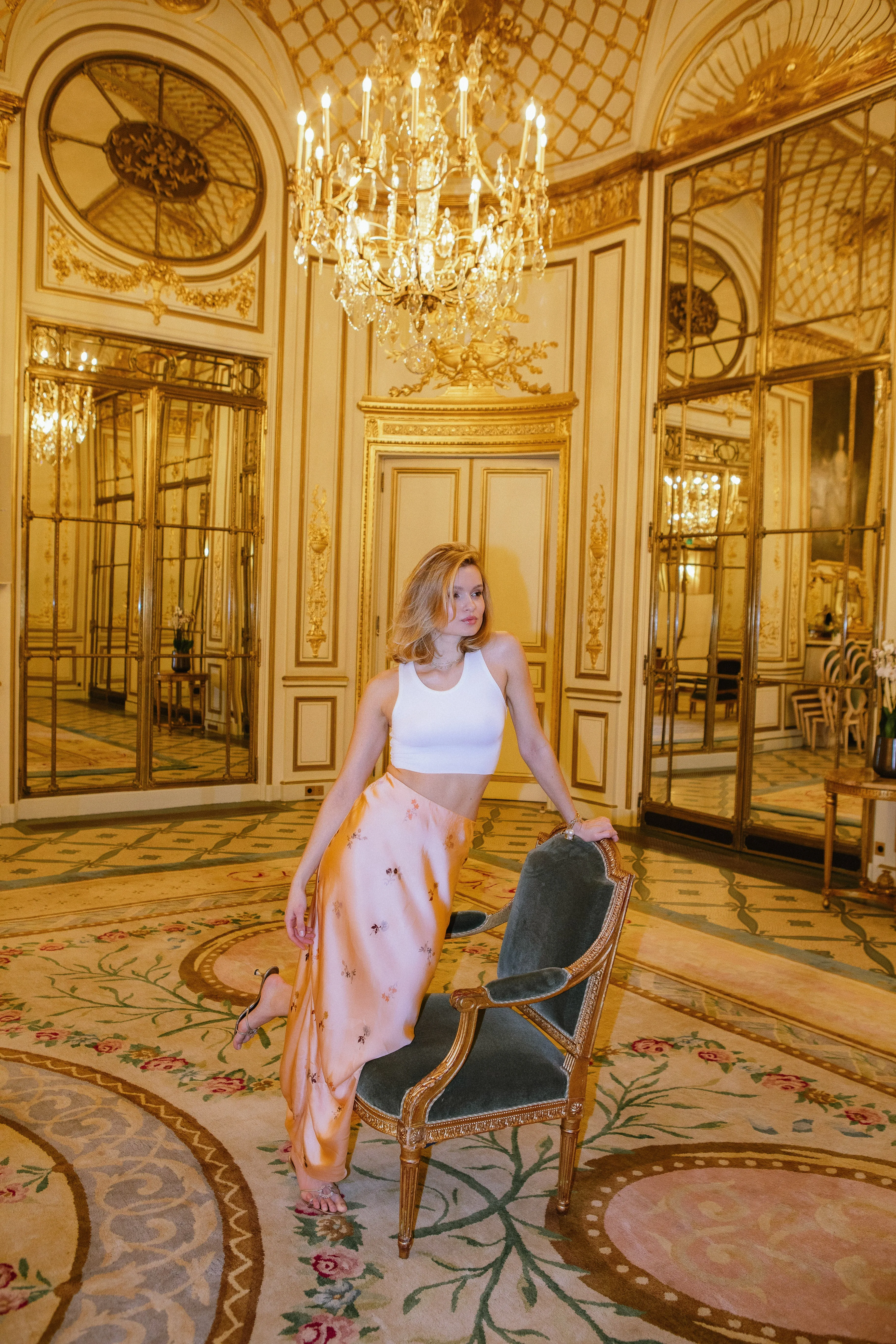 Juliette Skirt in Fleur sold by RESA product image thumbnail 4