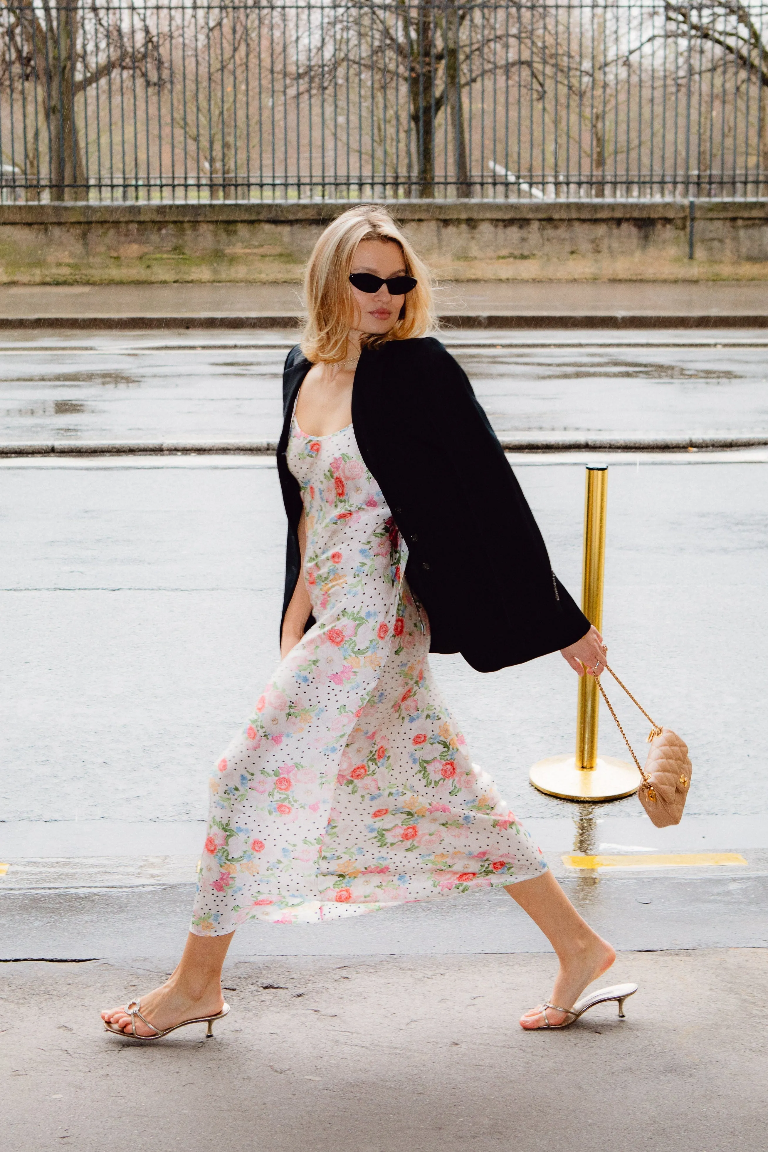 Vida Dress in Pois sold by RESA product image thumbnail 4