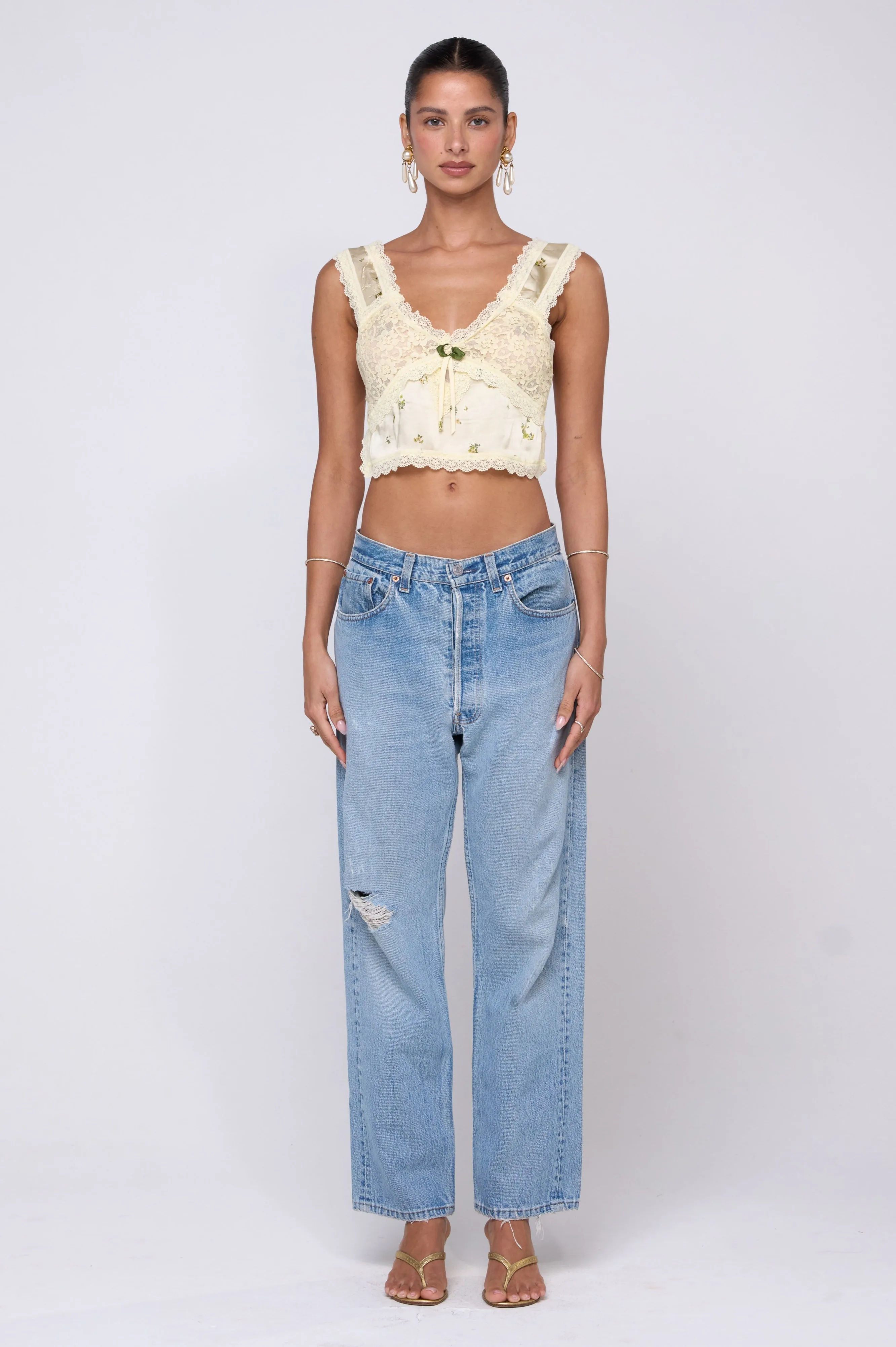 Eloise Top in Beurre sold by RESA product image thumbnail 4
