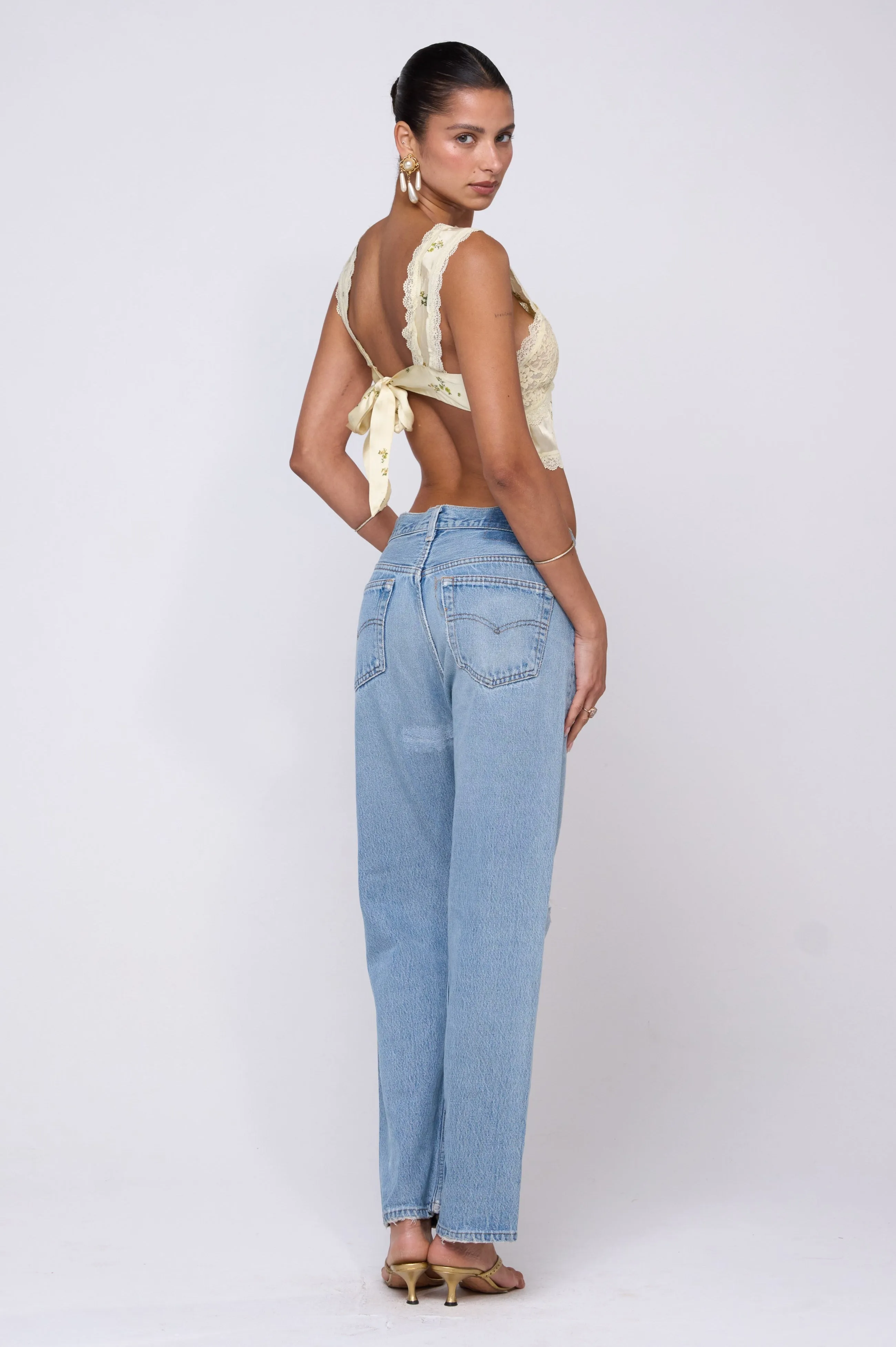 Eloise Top in Beurre sold by RESA product image thumbnail 5