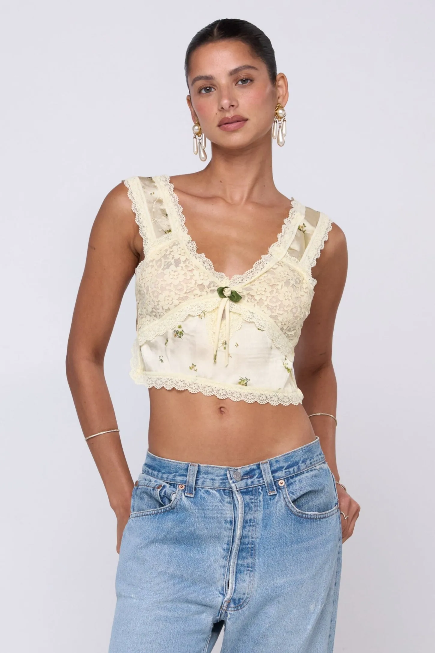 Eloise Top in Beurre sold by RESA product image thumbnail 2